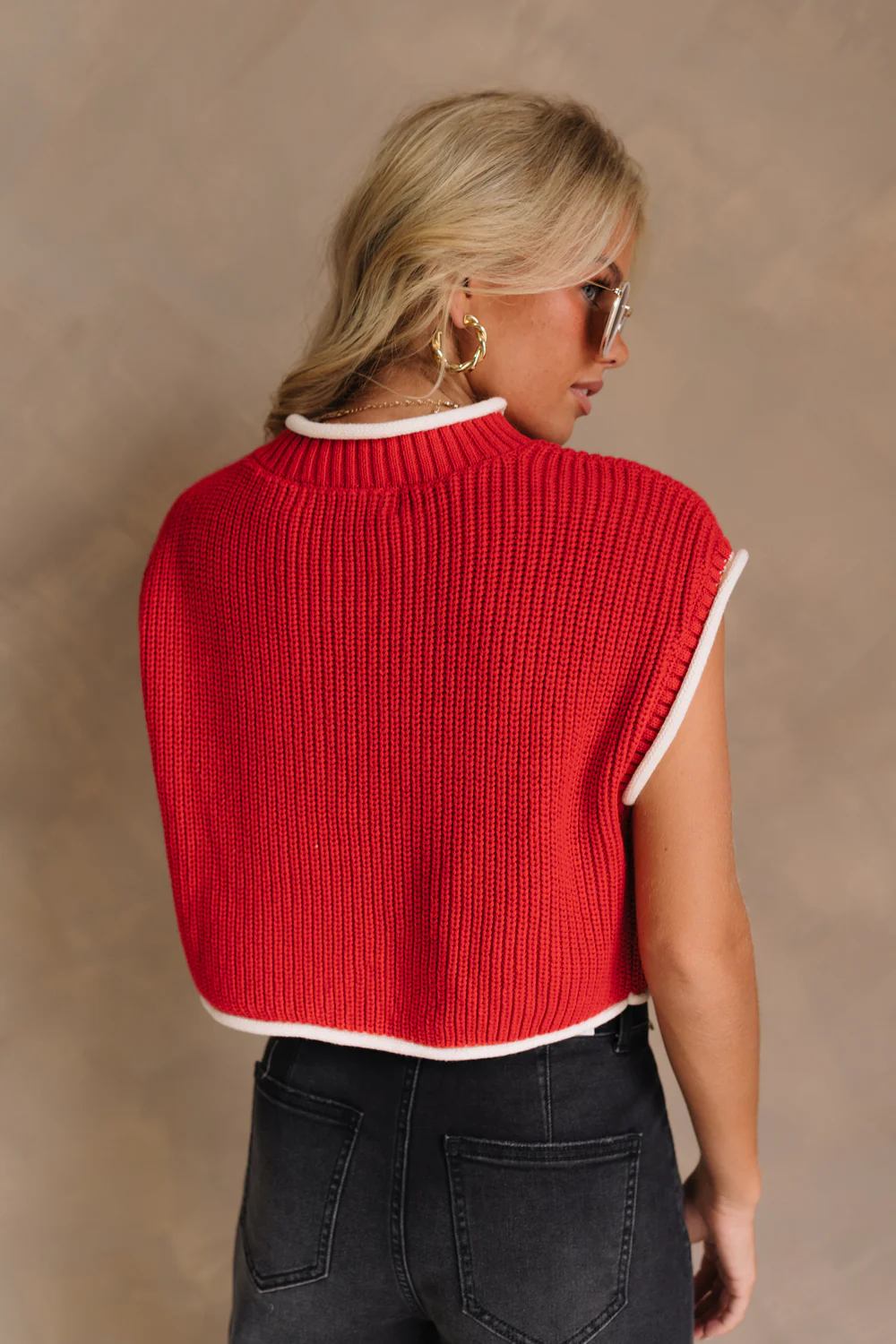 Baleigh Red Knit Top - Image 10