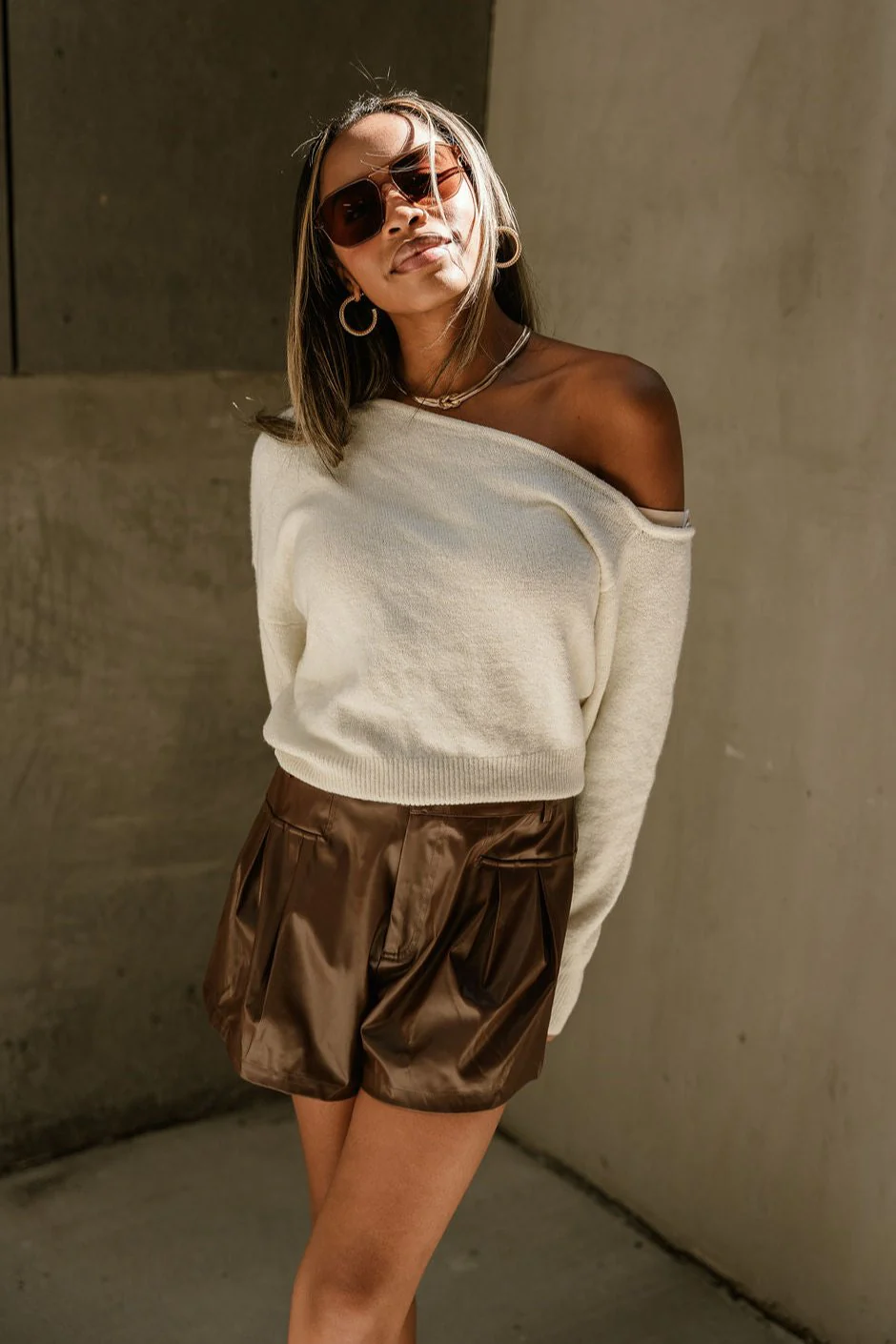 Baylor Off-The-Shoulder Sweater - Image 2