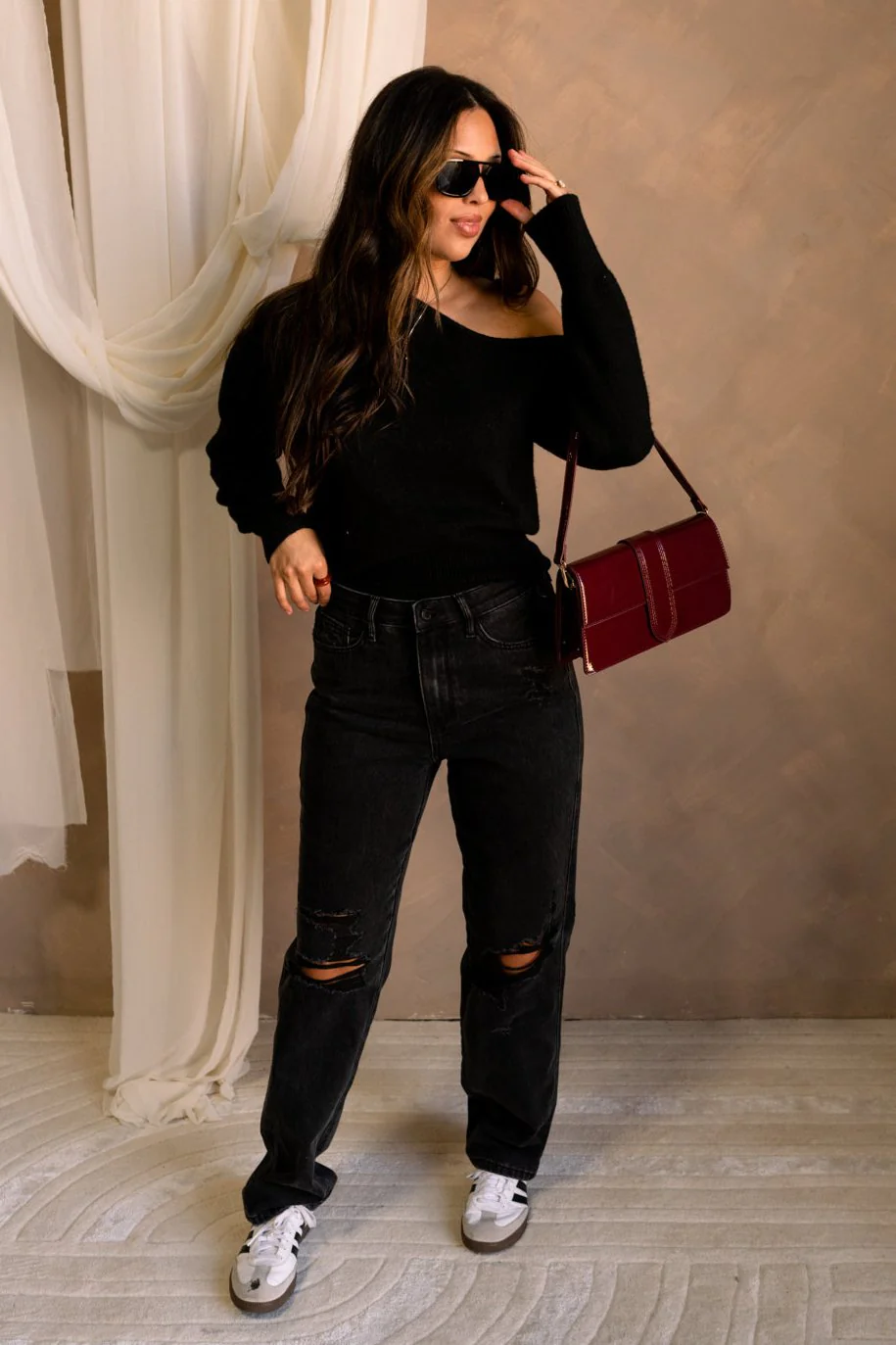 Baylor Off-The-Shoulder Sweater - Image 7