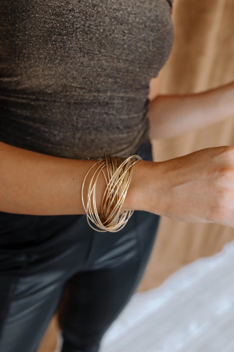 Bonnie Gold Bangle Set