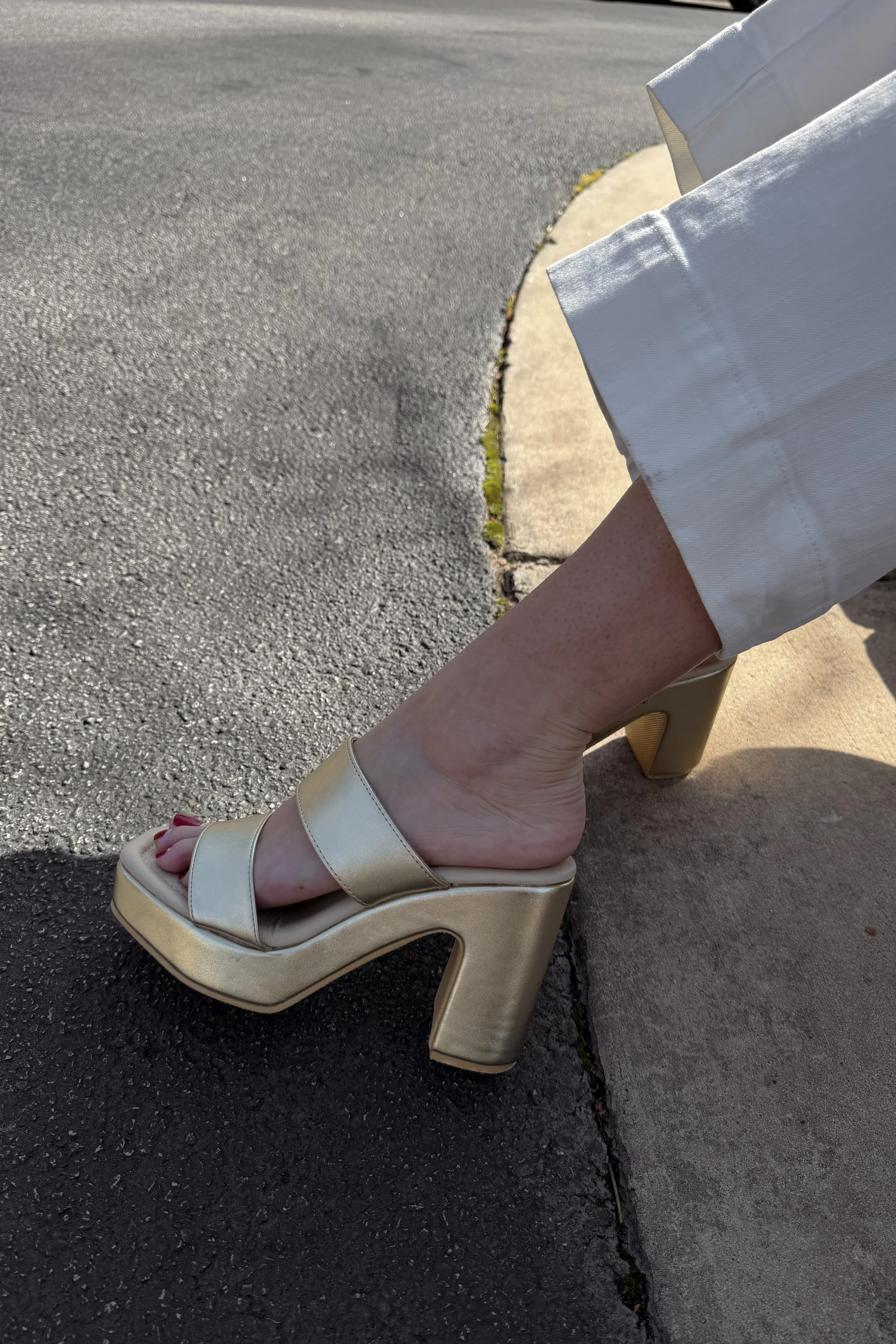 Beach by Matisse Gem Gold Heeled Sandal