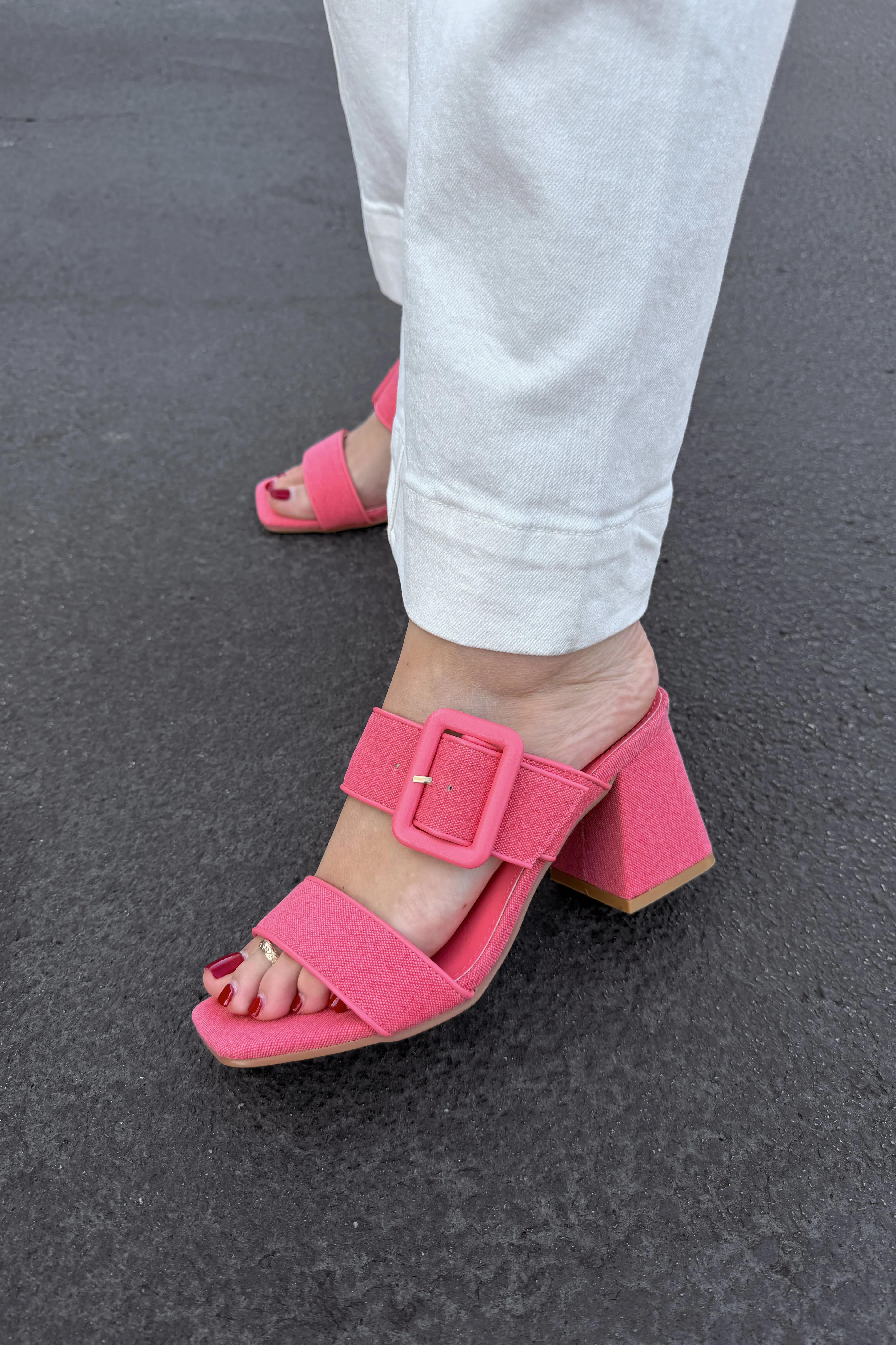 Beach by Matisse Lucy Coral Heeled Sandal - Image 2