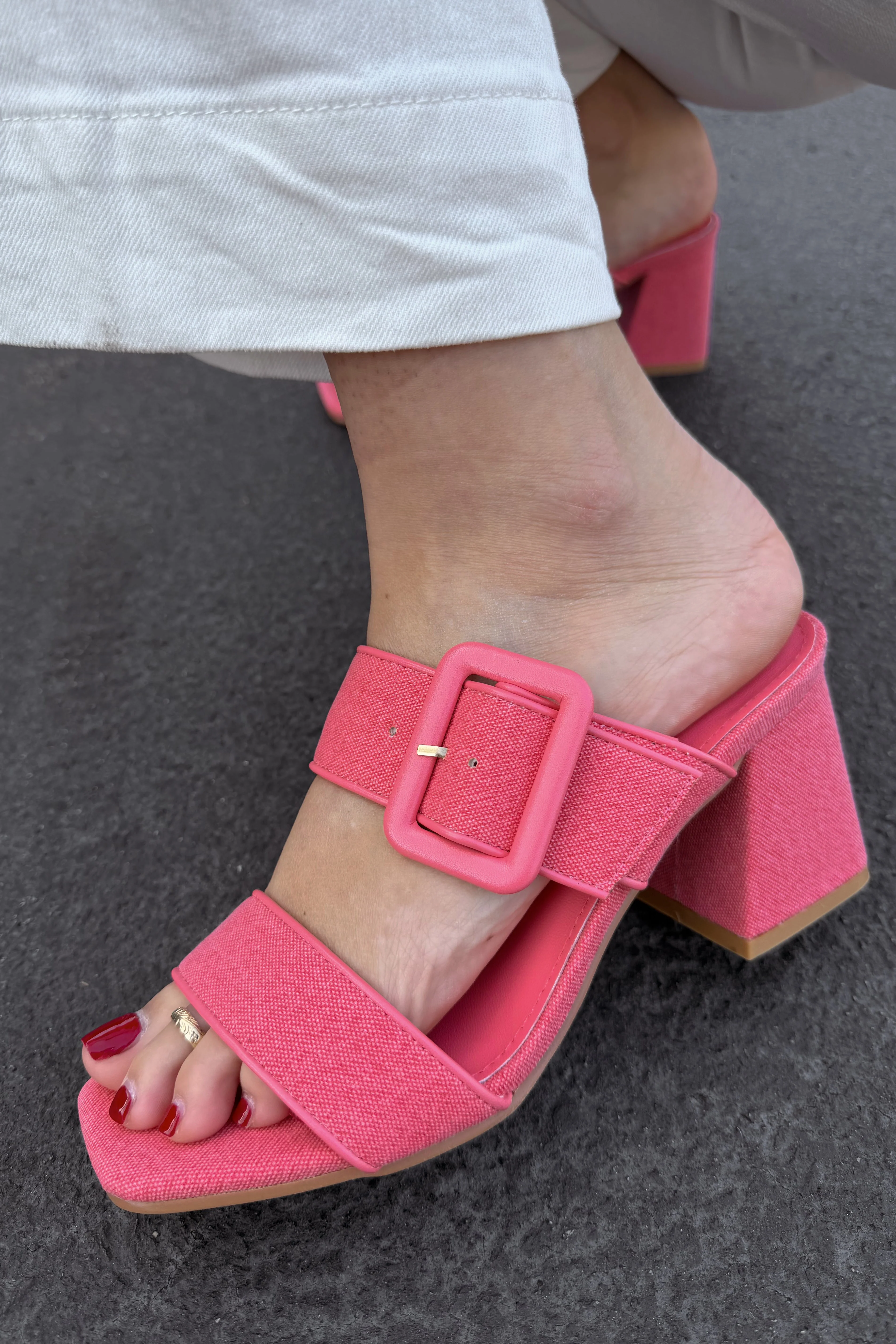 Beach by Matisse Lucy Coral Heeled Sandal - Image 3