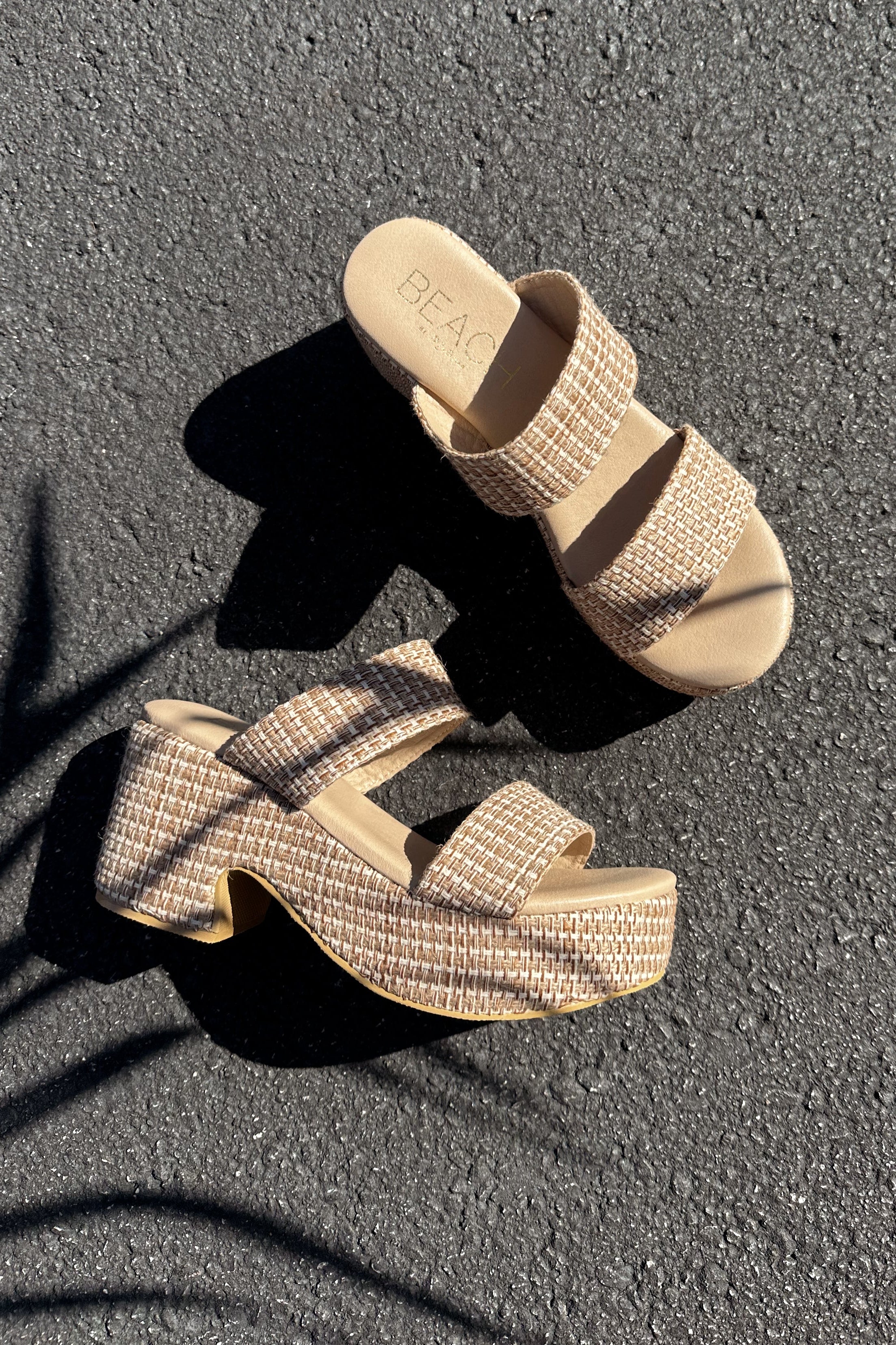 Beach by Matisse Ocean Ave Tan Multi Platform Sandal - Image 3