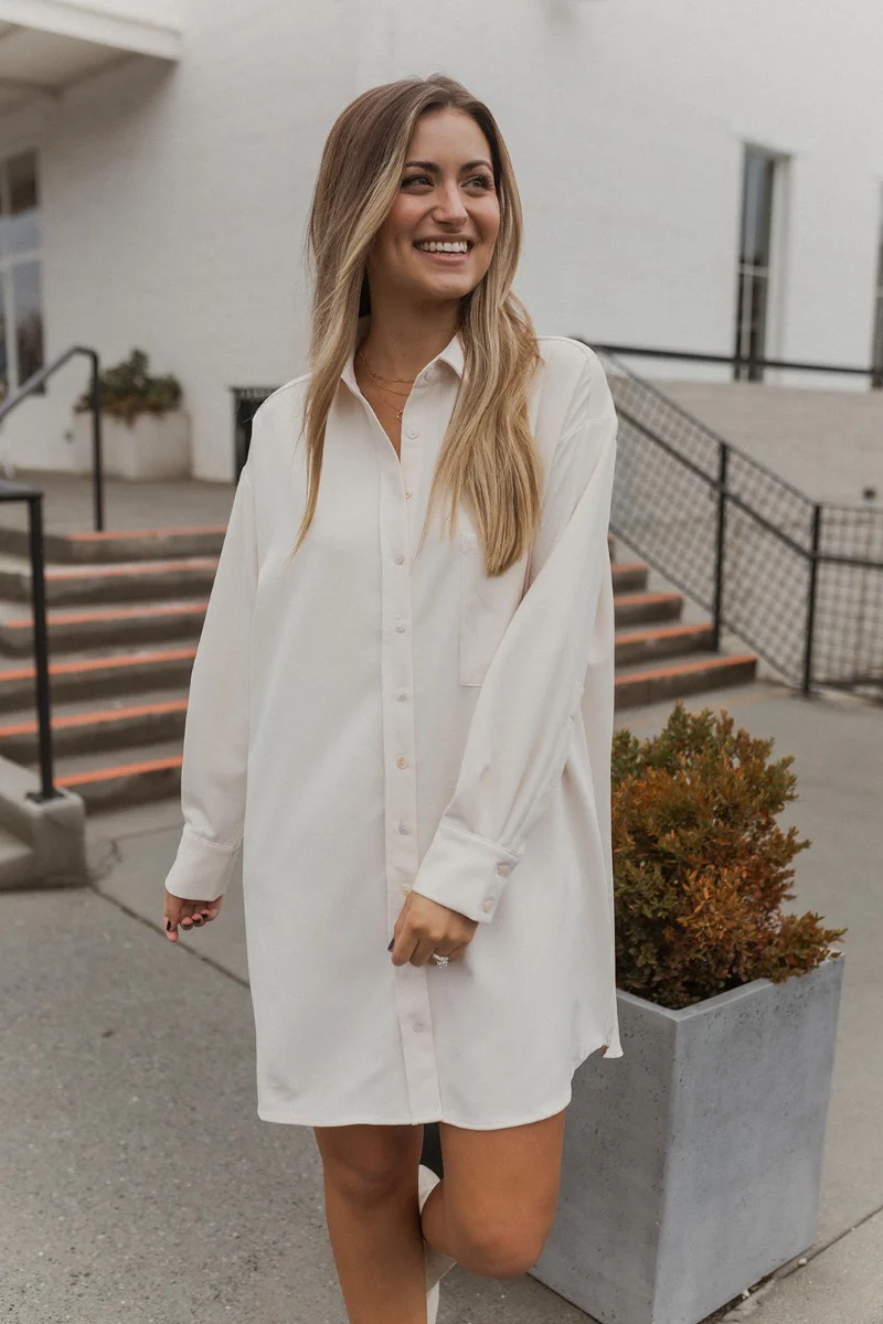 Beautiful Soul Button-Up Dress