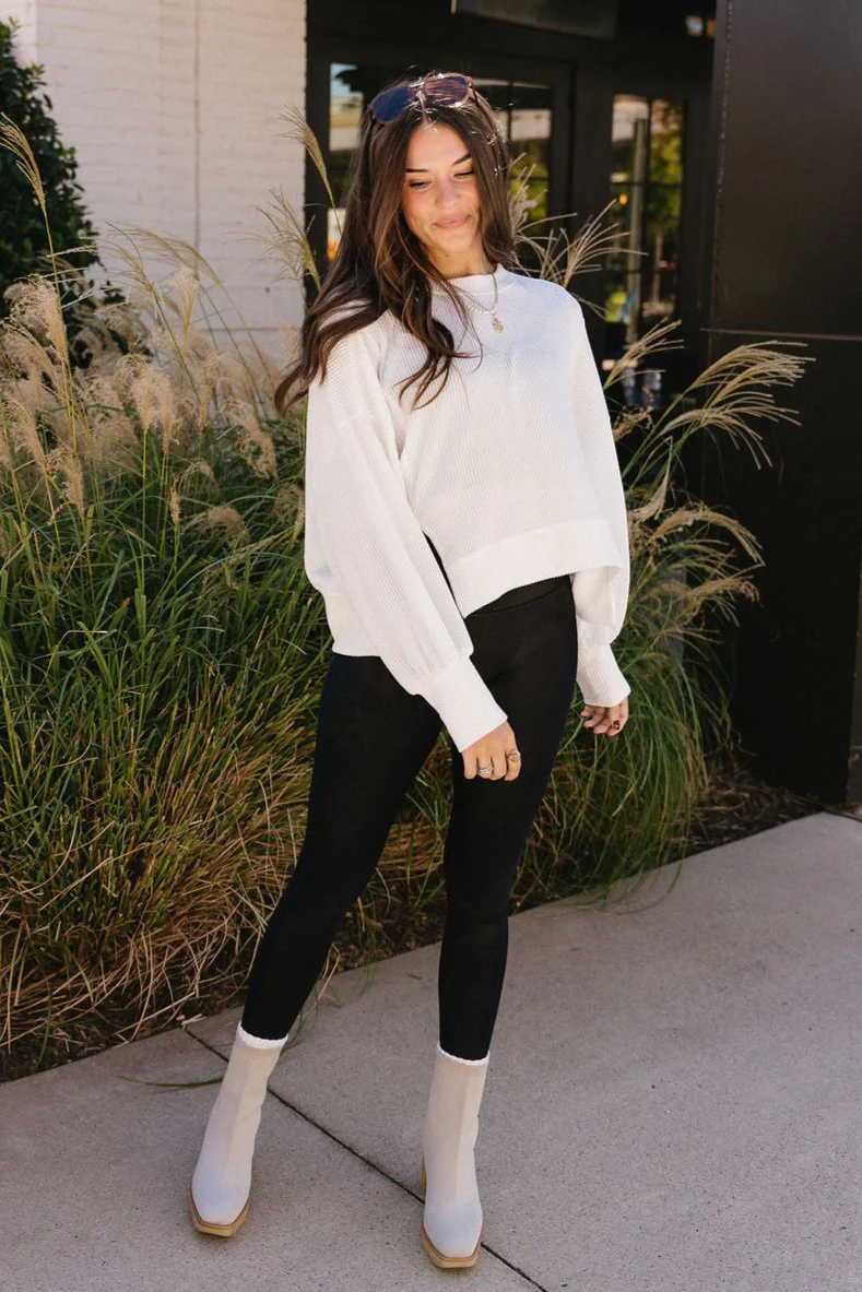 Bella Ribbed Long Sleeve Top - Image 10