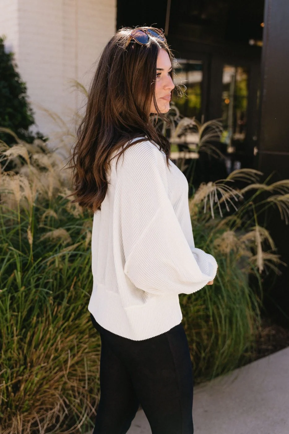 Bella Ribbed Long Sleeve Top - Image 11