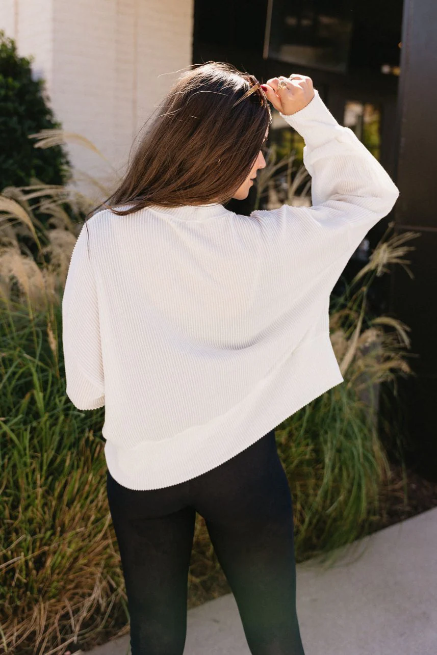 Bella Ribbed Long Sleeve Top - Image 13