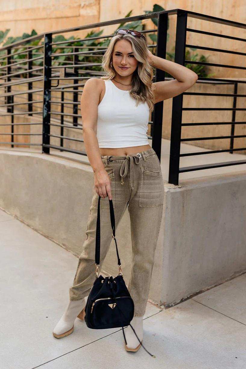 Bethany Drawstring Cargo Pants - Image 2