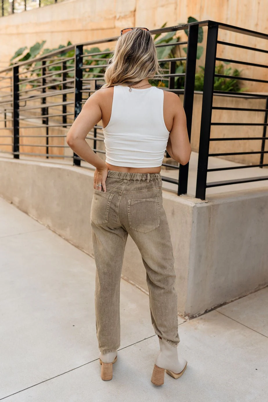 Bethany Drawstring Cargo Pants - Image 5