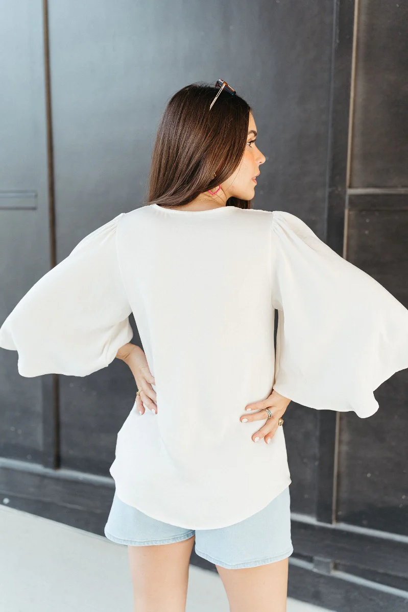 Better Days Top in Ivory - Image 5