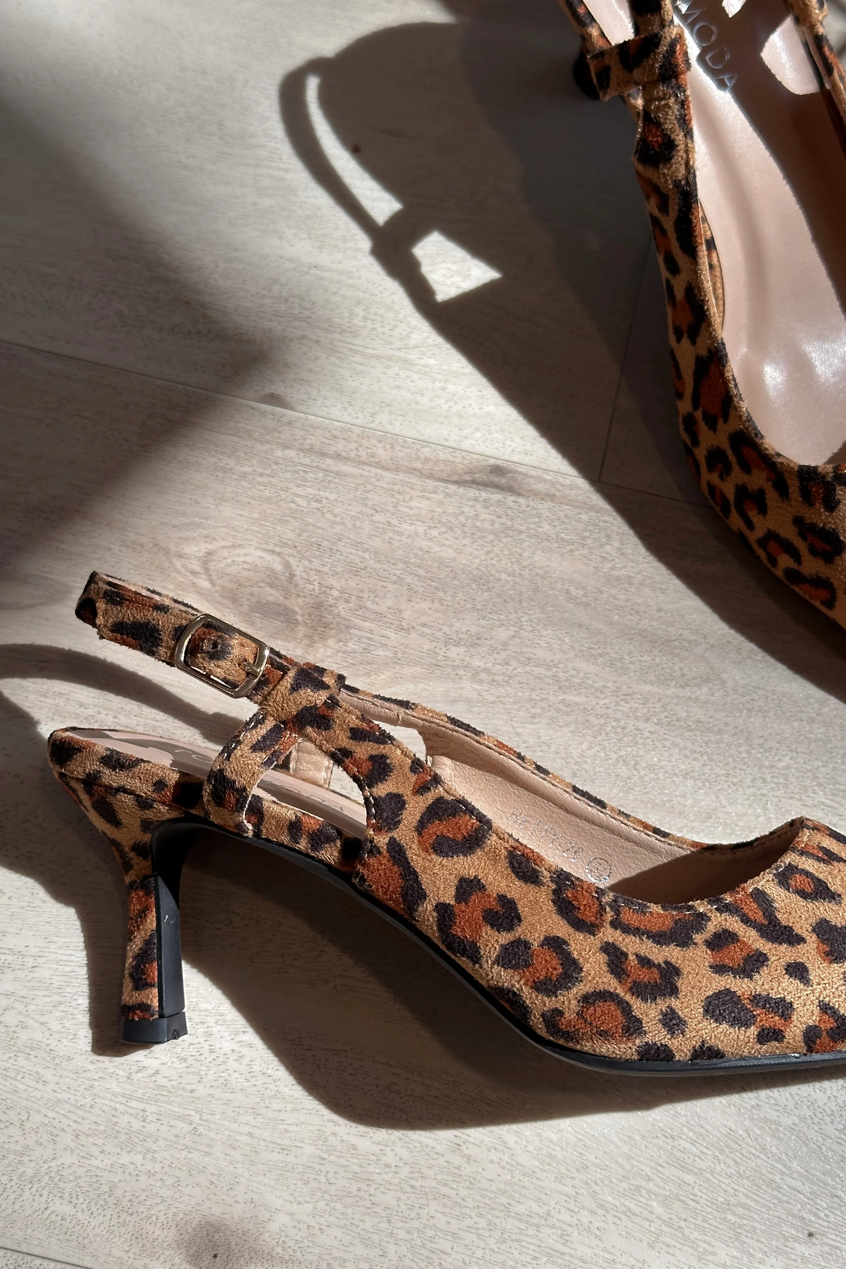 Betty Leopard Kitten Heels - Image 2