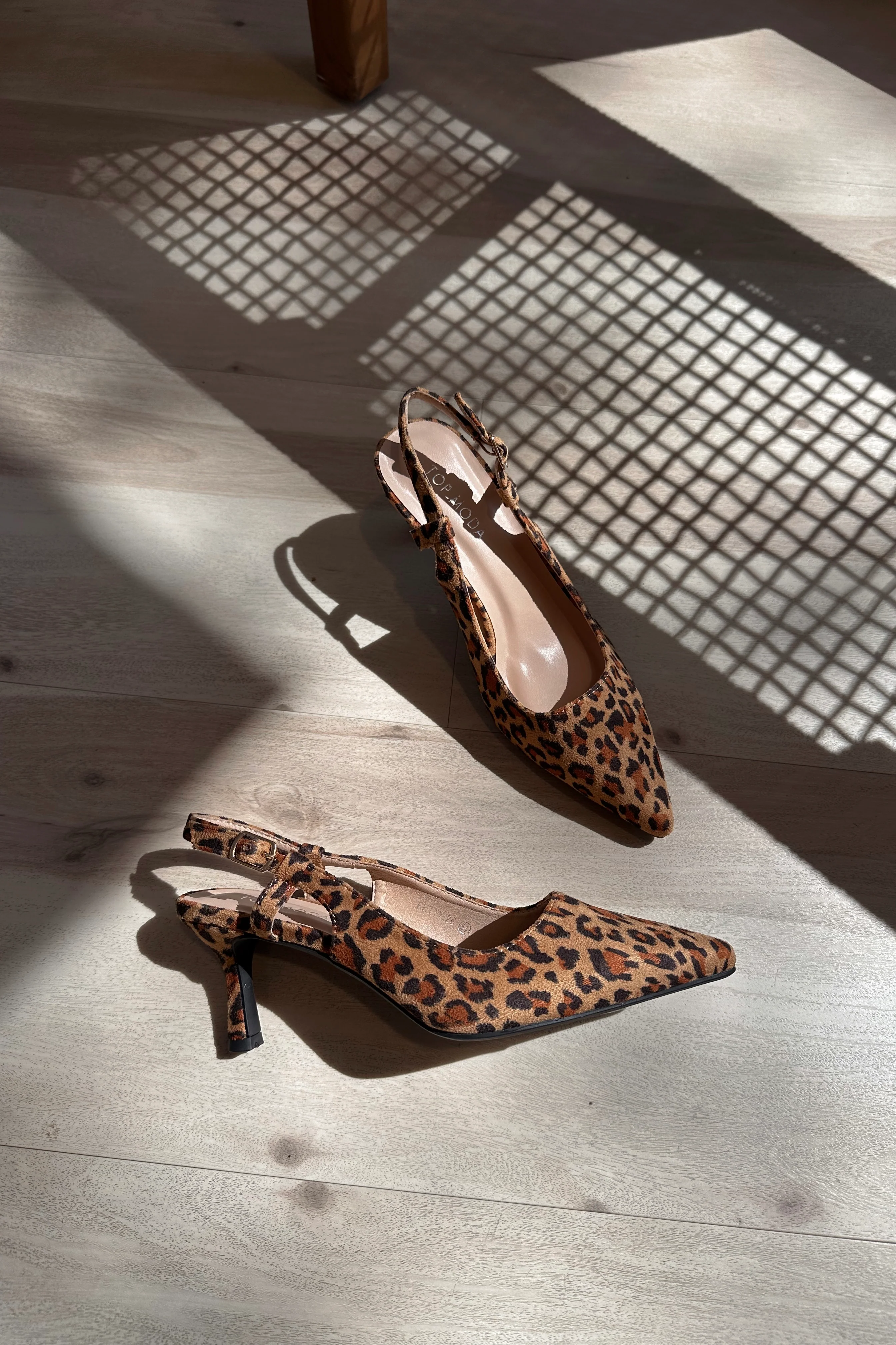 Betty Leopard Kitten Heels - Image 6