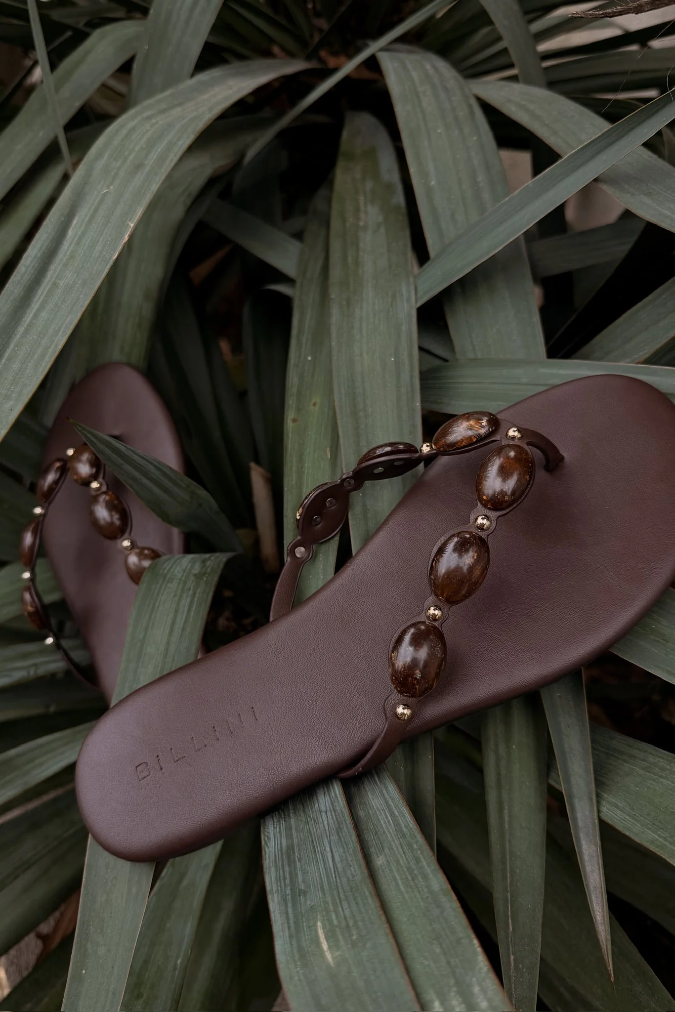 Billini Farasha Chocolate Brown Thong Strap Sandal