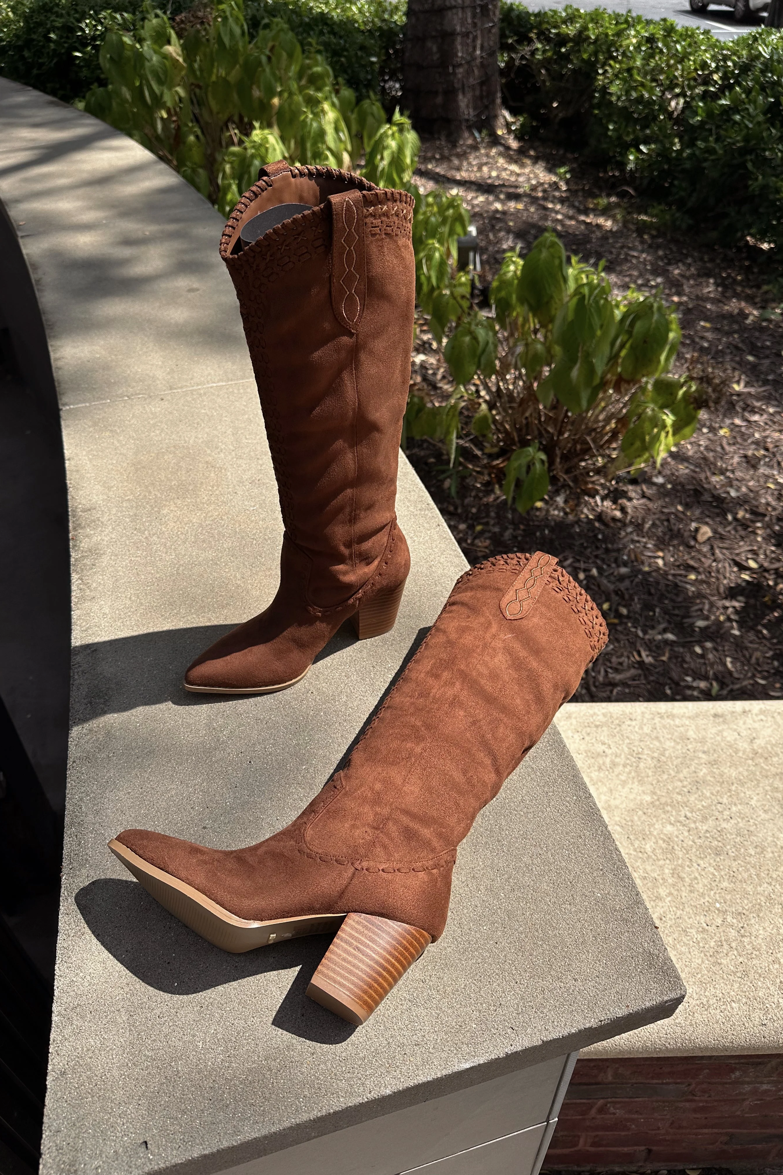 Billini Finley Brown Suede Tall Boot - Image 5
