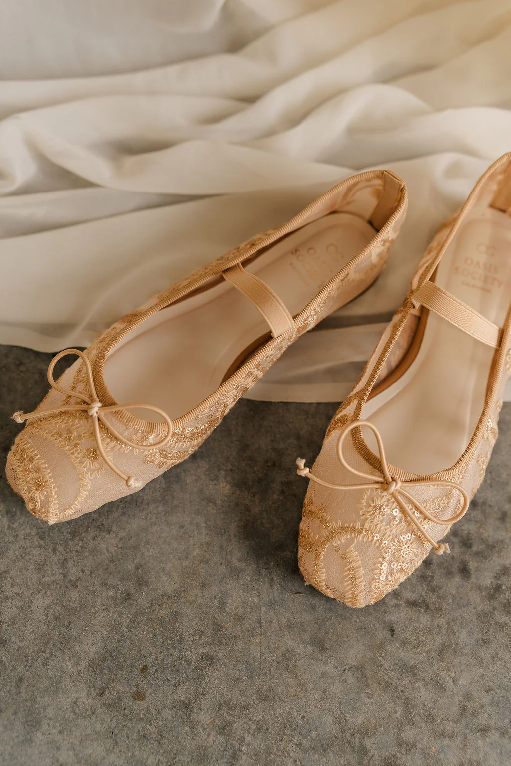 Bisbee Ballet Flat in Gold - Image 2