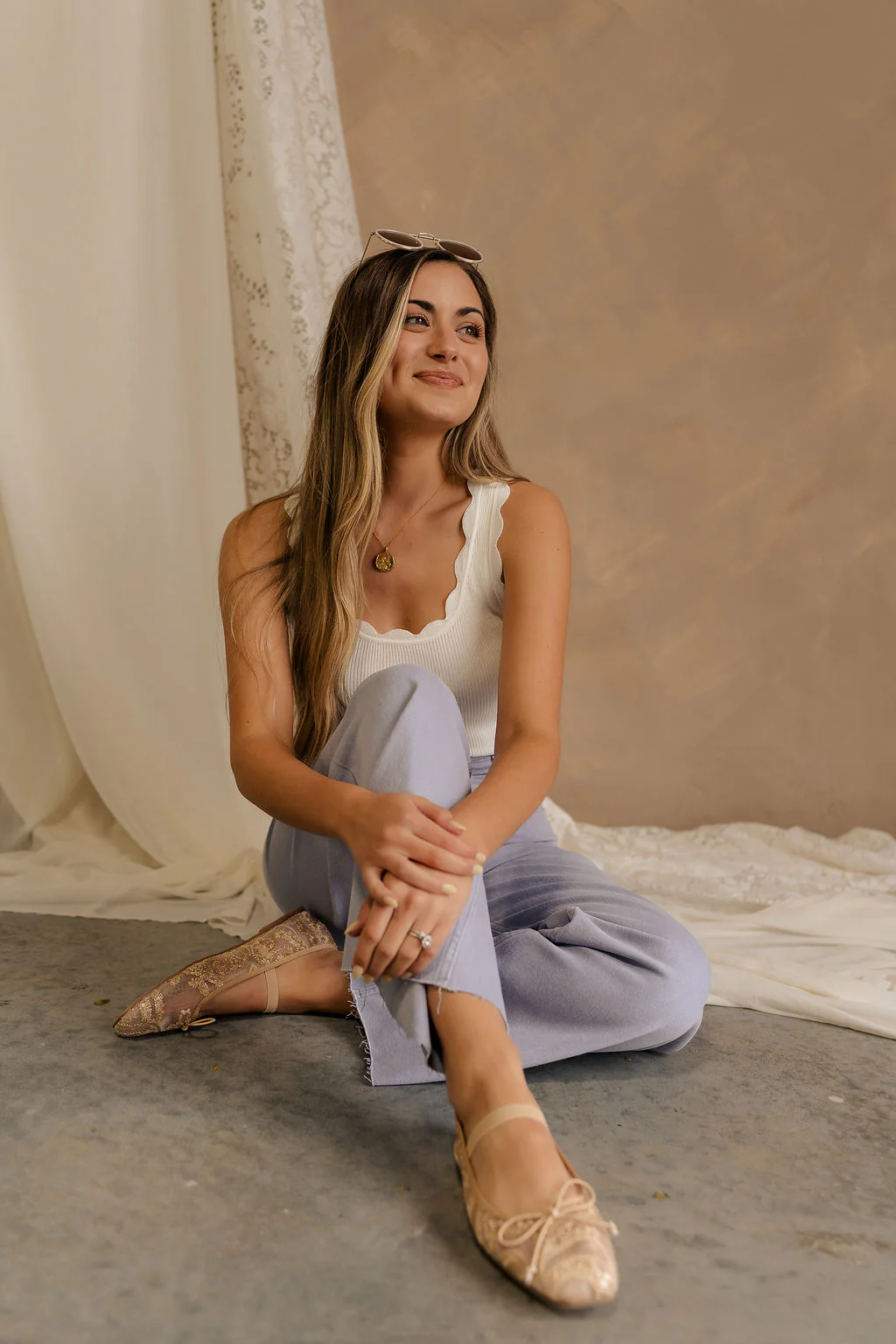 Bisbee Ballet Flat in Gold - Image 3