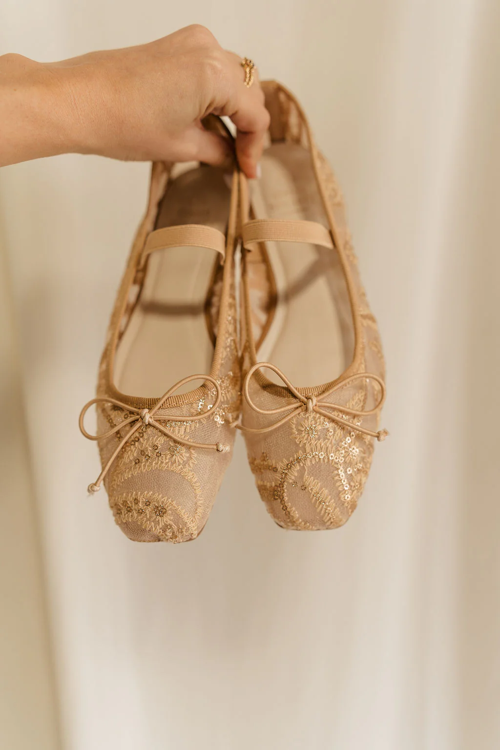 Bisbee Ballet Flat in Gold - Image 4