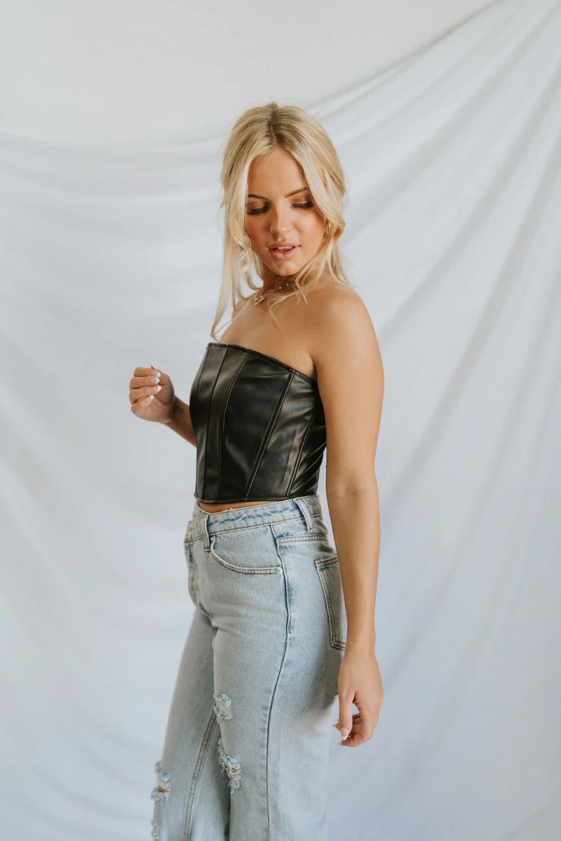 Live Fast Top in Black - Image 3