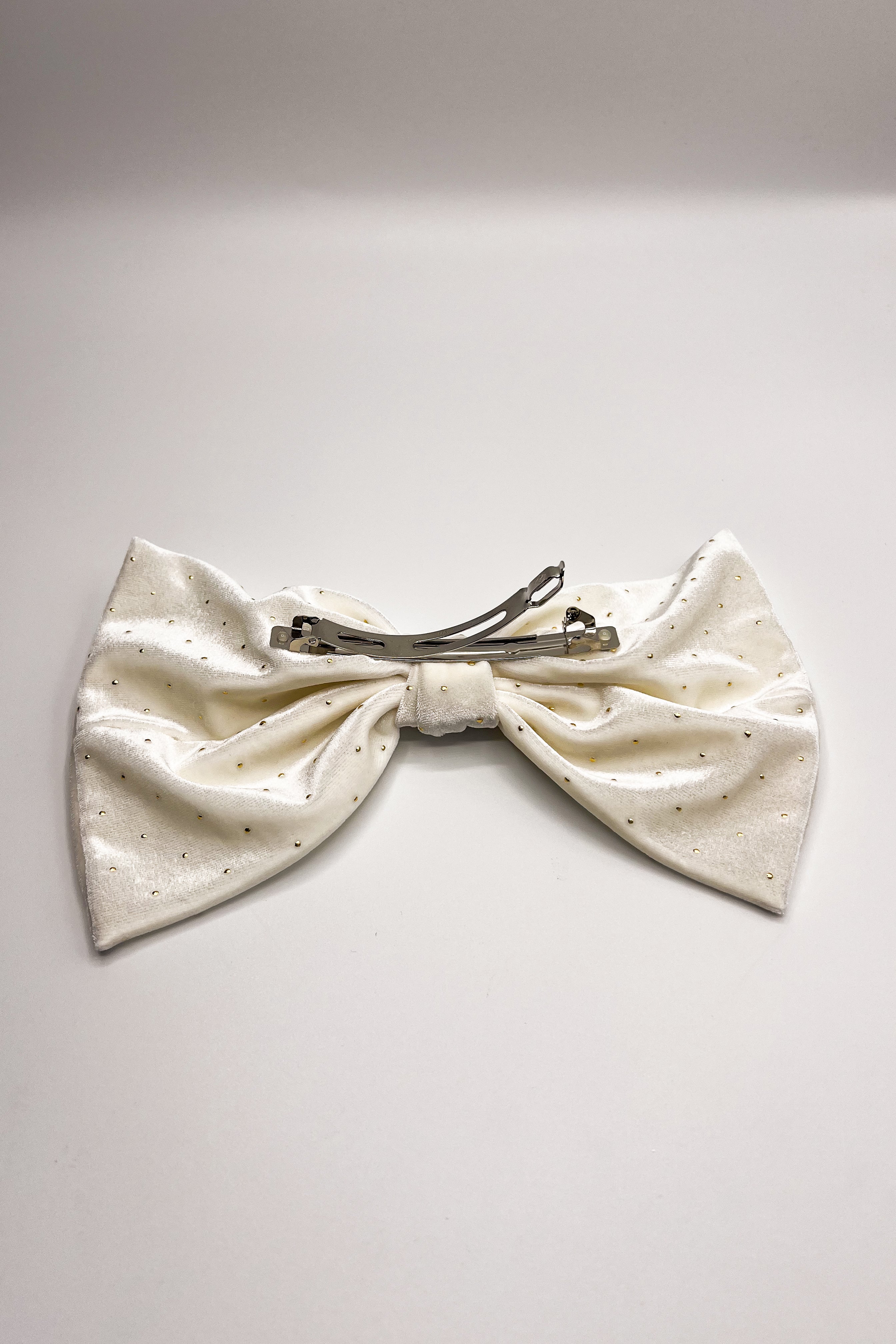 Stacia Embellished Velvet Hair Bow - Image 5