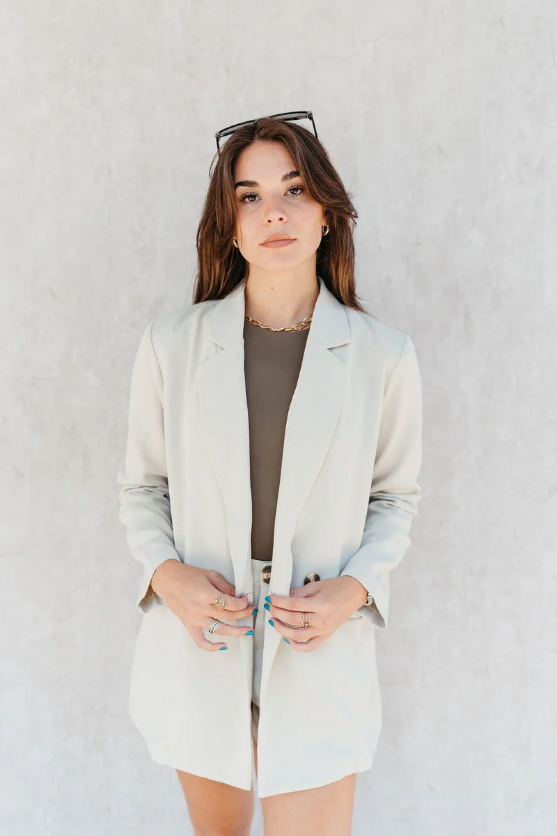 Blaire Natural Relaxed Fit Blazer - Image 3