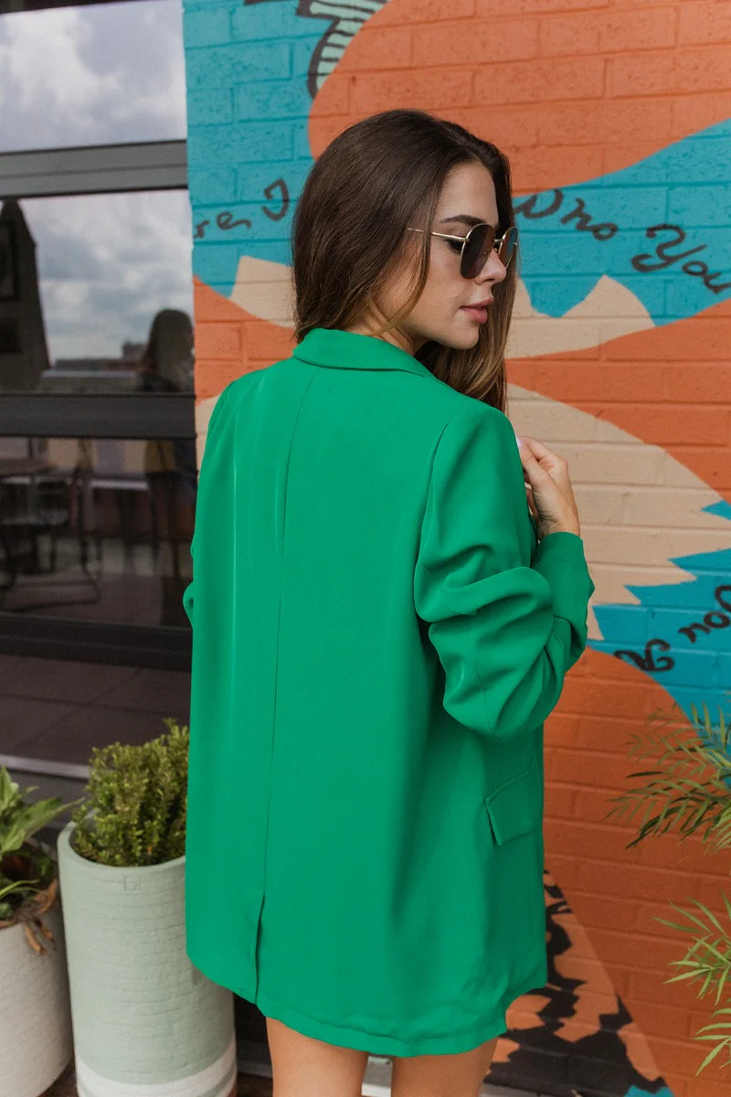 Blakely Blazer In Green - Image 6