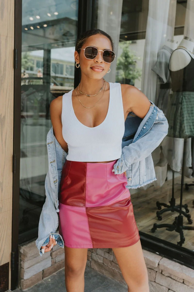 Born Diva Color-block Skirt - Image 3