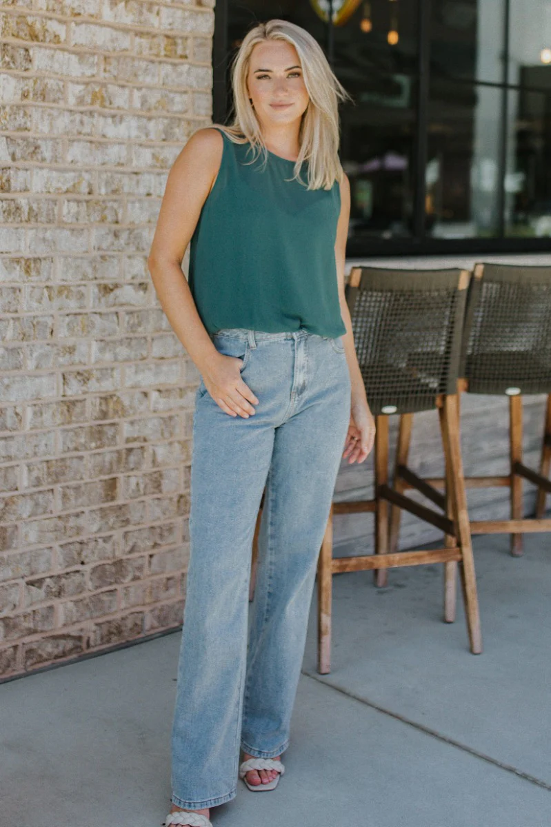 Brentwood Wide Leg Jeans