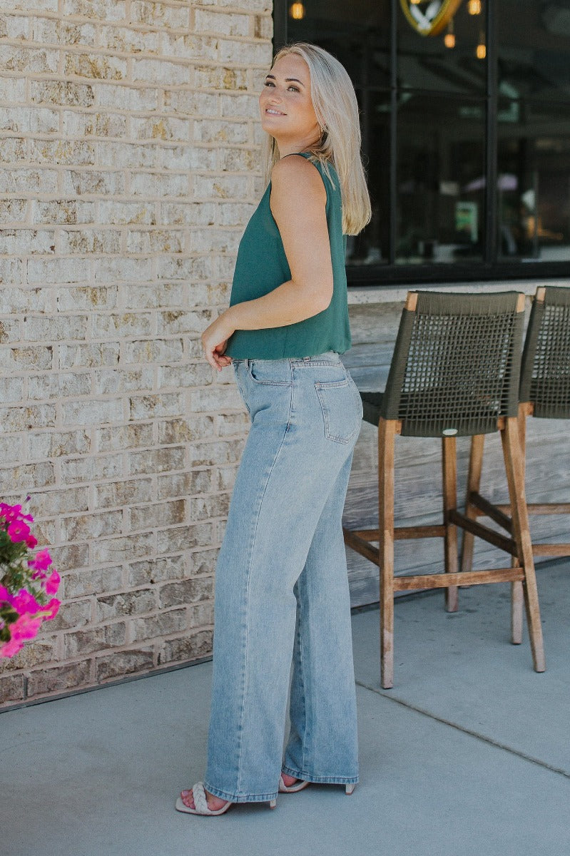 Brentwood Wide Leg Jeans - Image 4