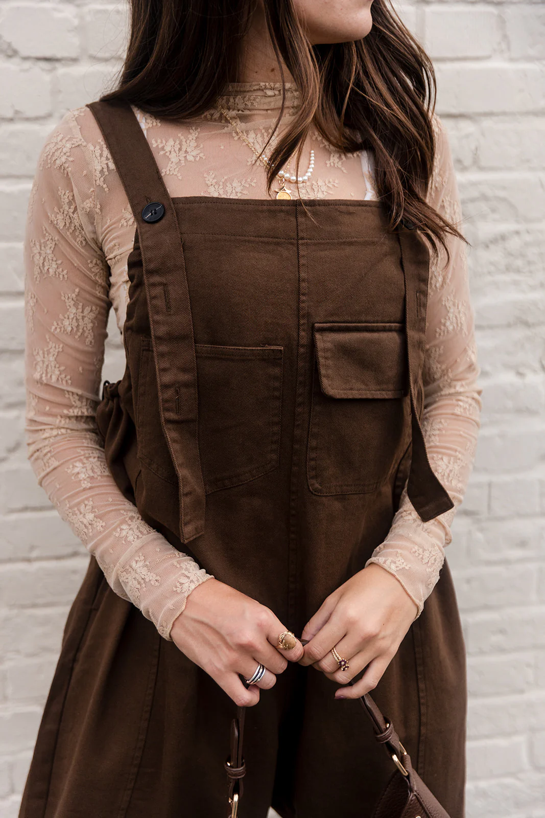 Bridget Denim Overall Jumpsuit - Image 3
