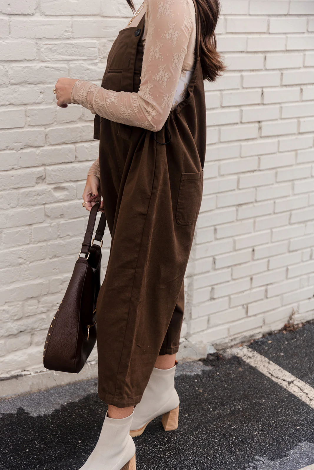 Bridget Denim Overall Jumpsuit - Image 4