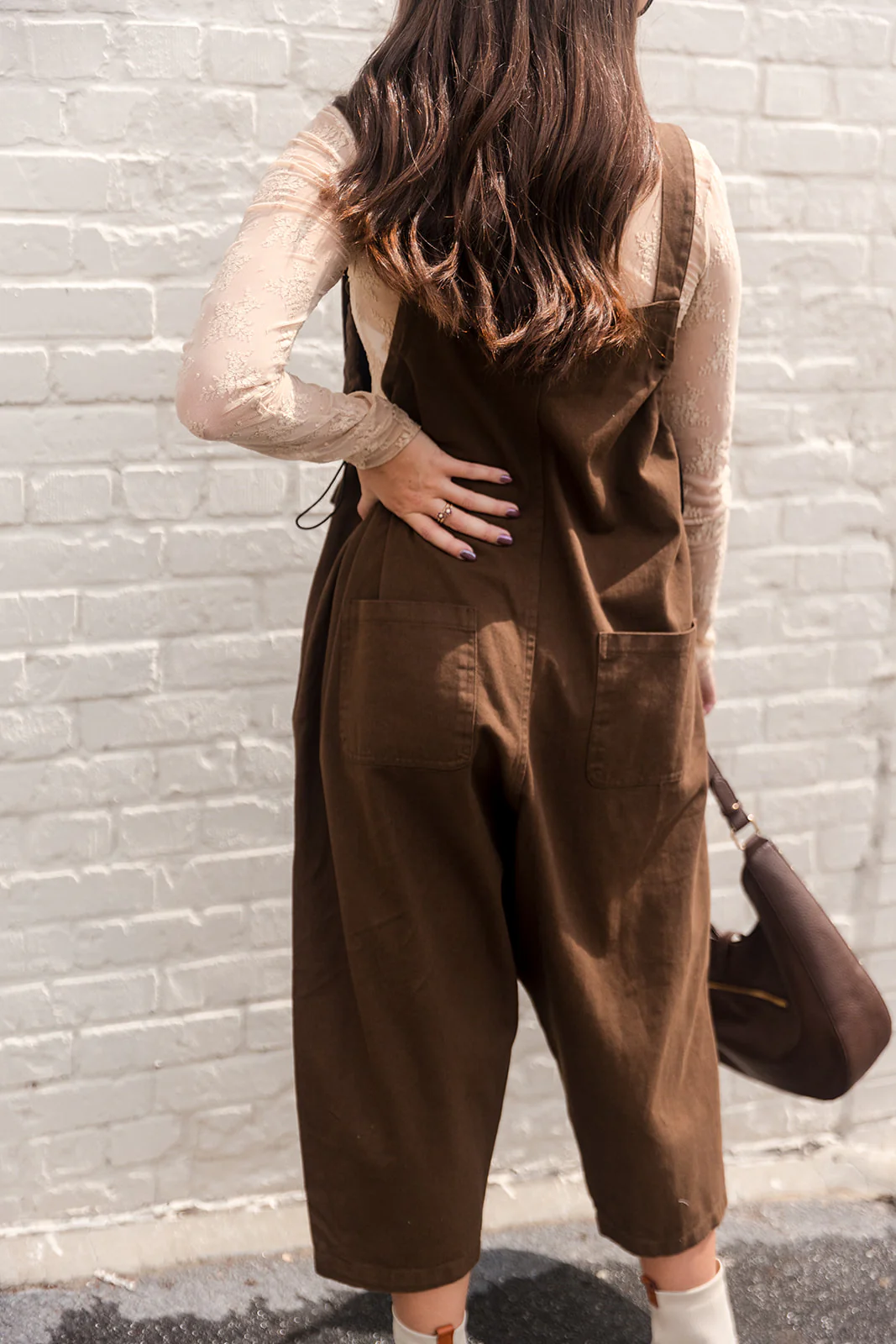 Bridget Denim Overall Jumpsuit - Image 6