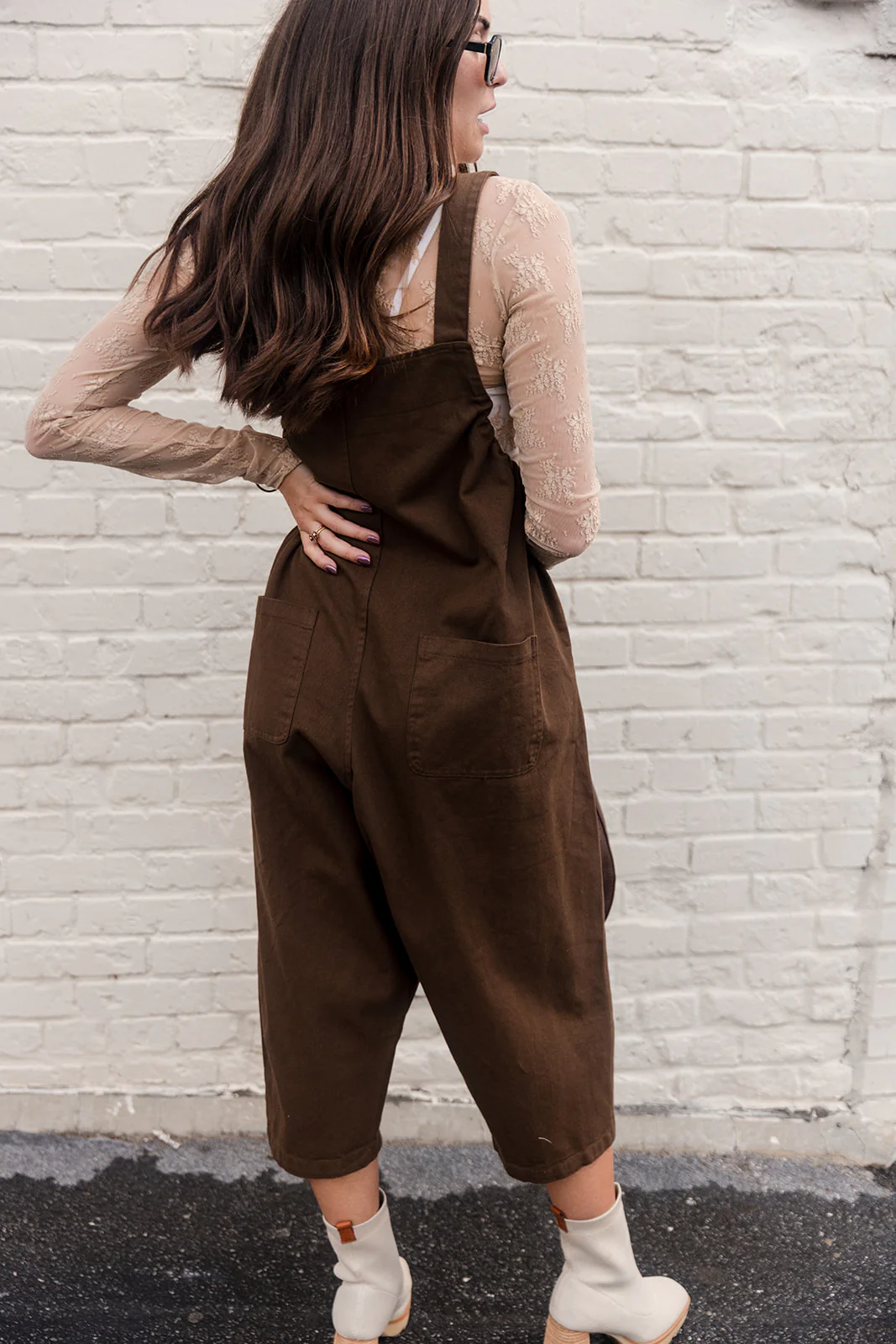 Bridget Denim Overall Jumpsuit - Image 7