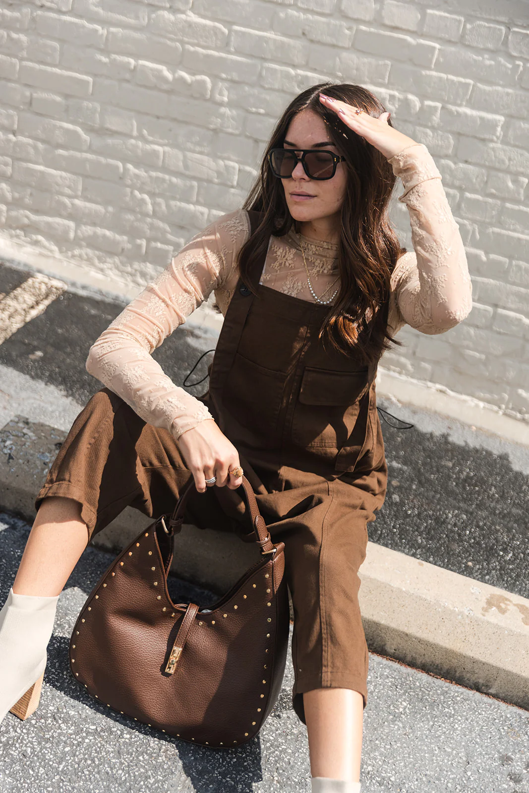 Bridget Denim Overall Jumpsuit - Image 8