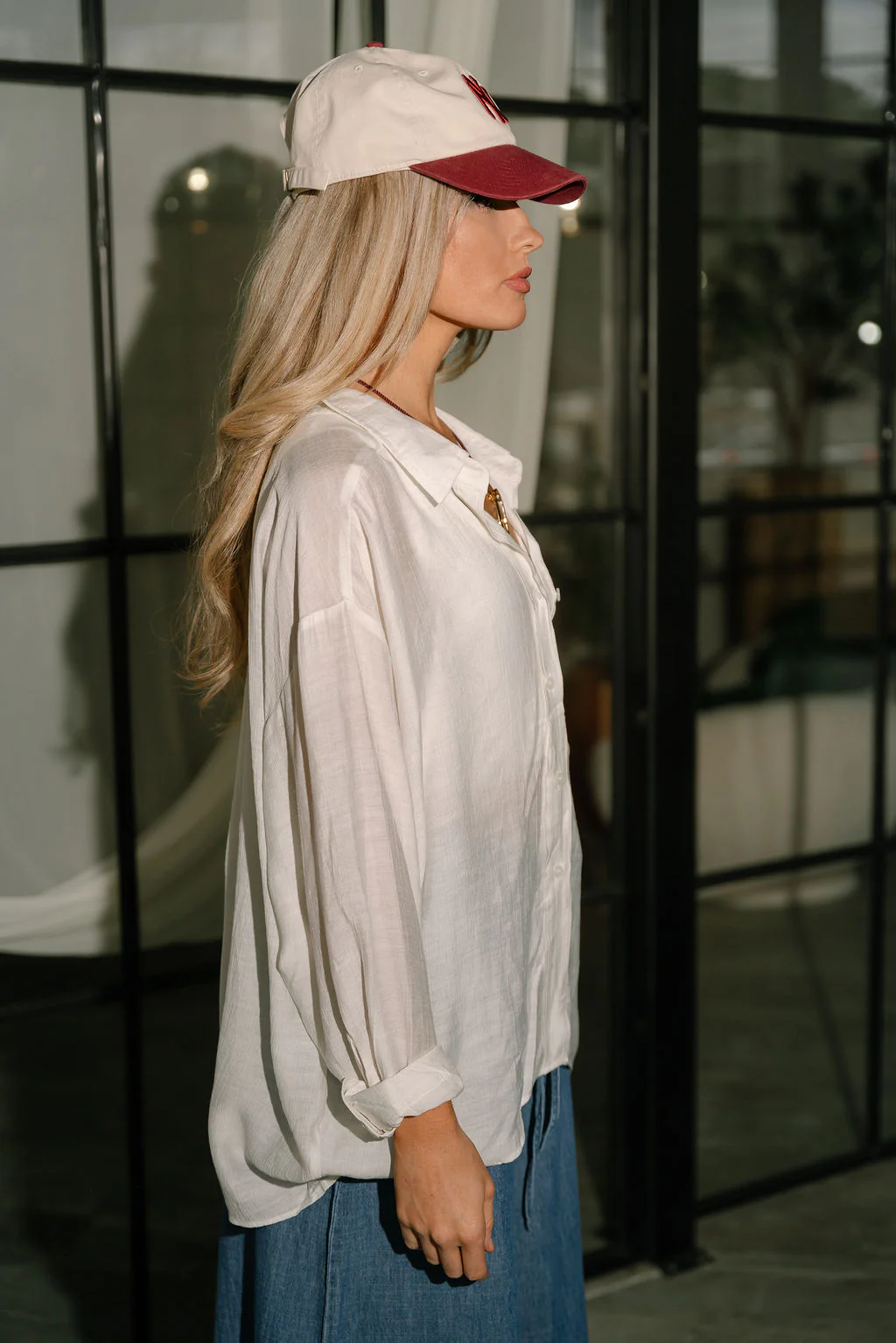 Bronwen Ivory Button-Up Top - Image 3