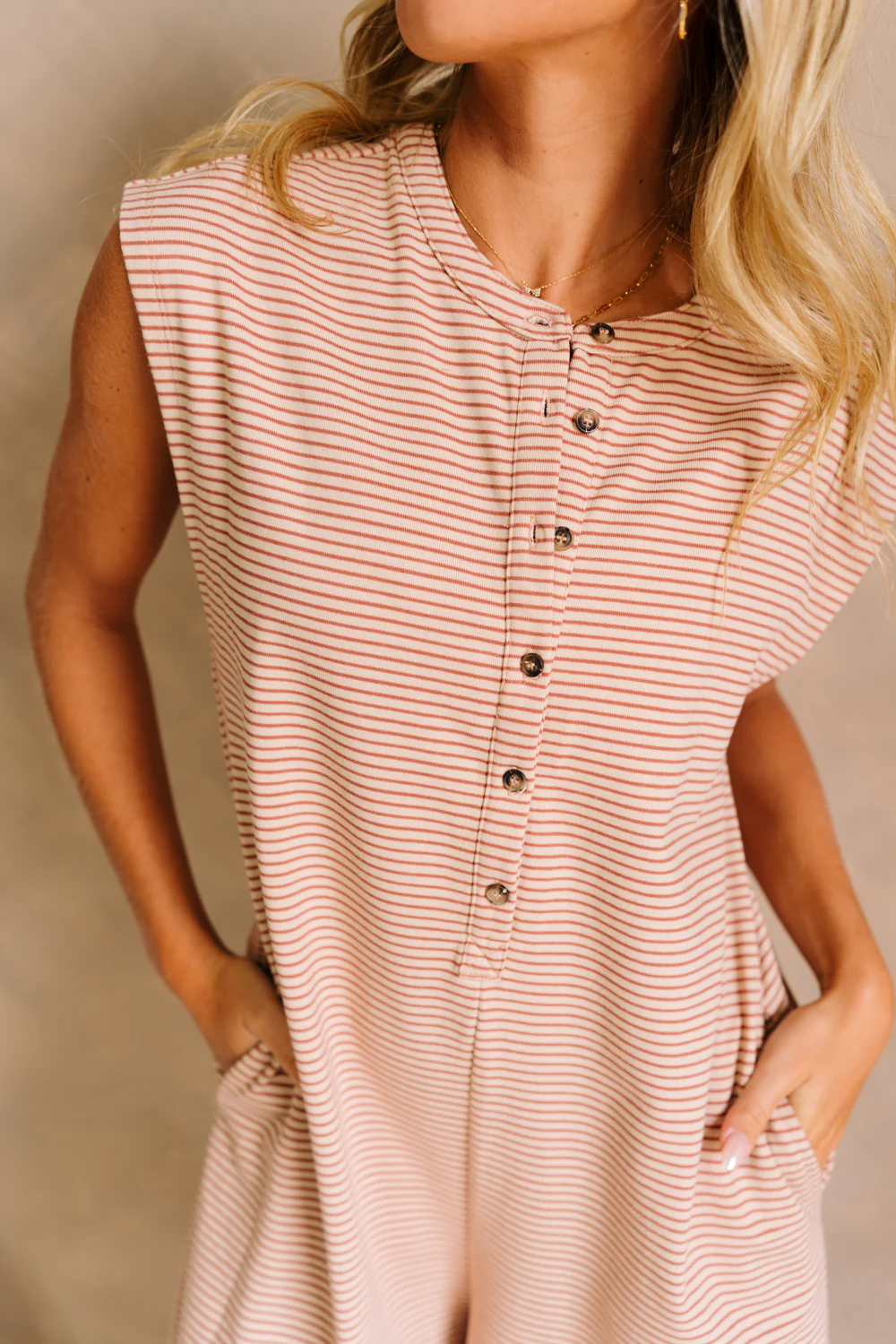 Brynlee Striped Jumpsuit - Image 3