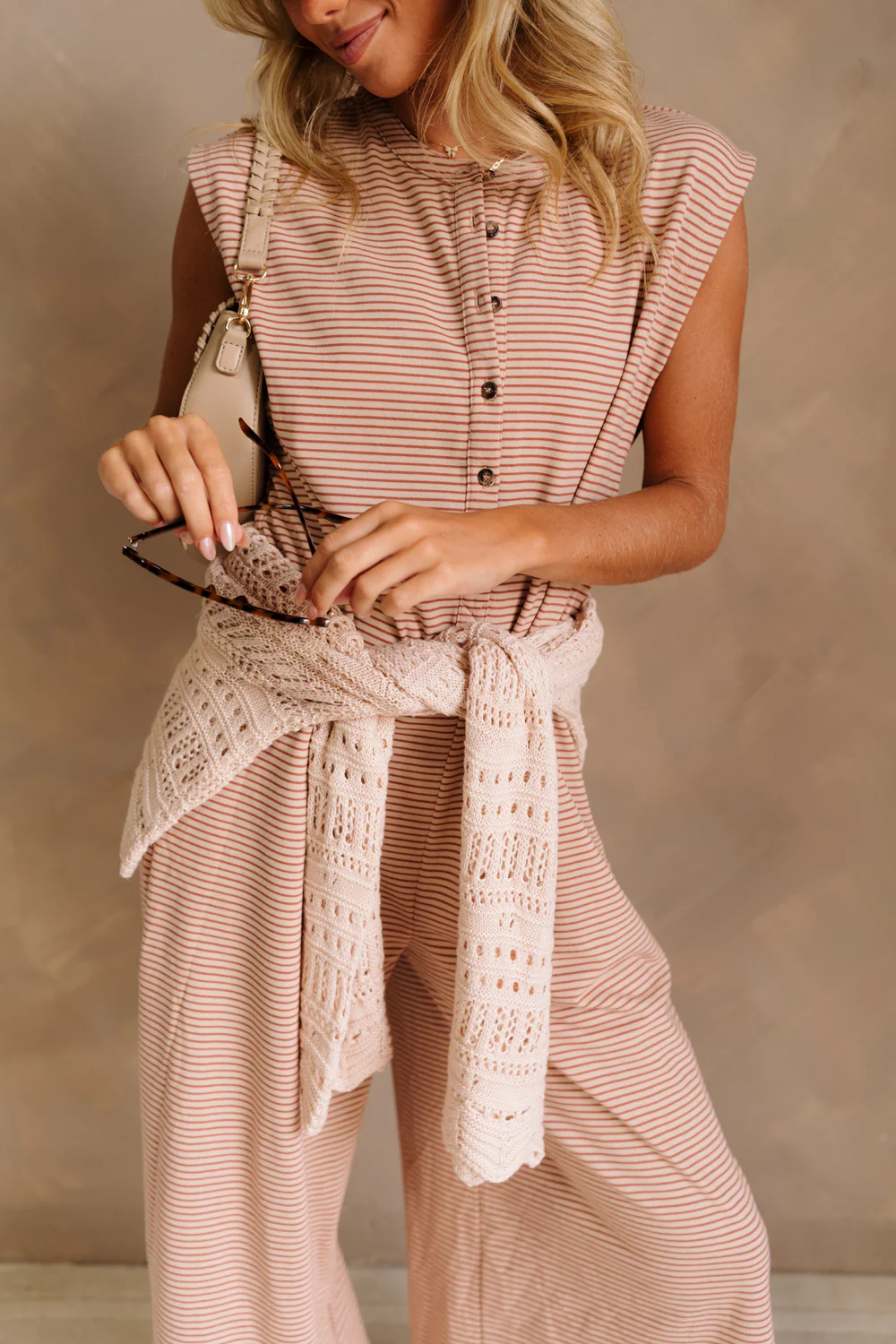 Brynlee Striped Jumpsuit - Image 6