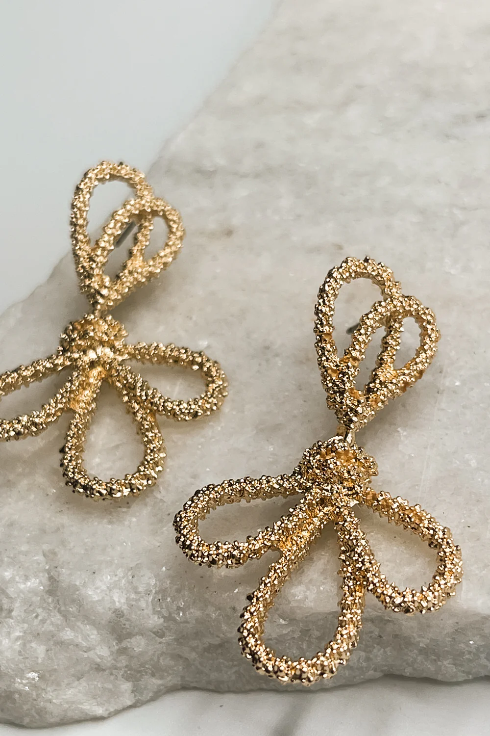 Brynn Flower Dangle Earrings - Image 2