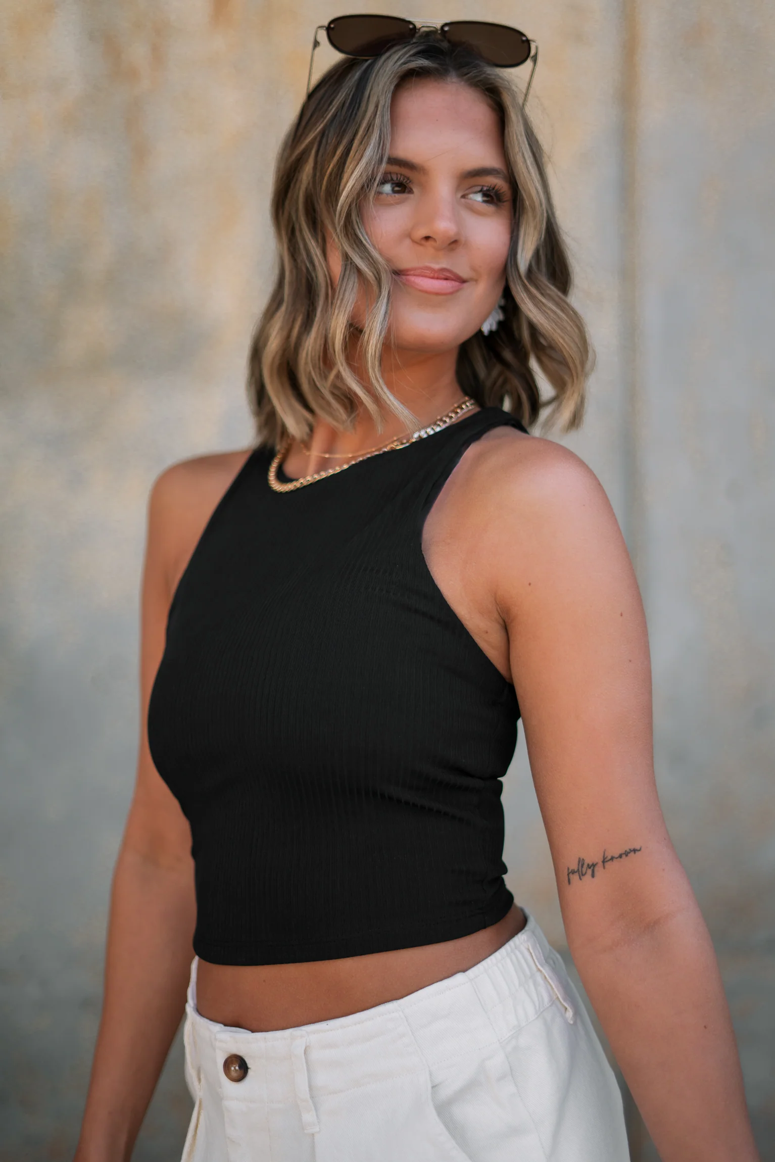 Julie Ribbed Sleeveless Tank - Image 10
