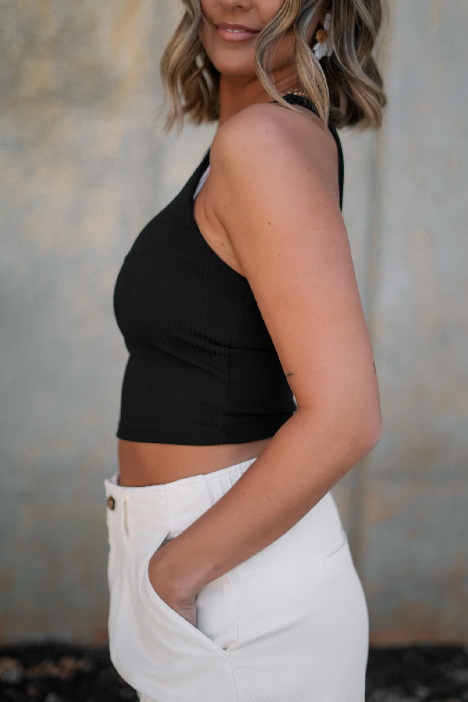 Julie Ribbed Sleeveless Tank - Image 11