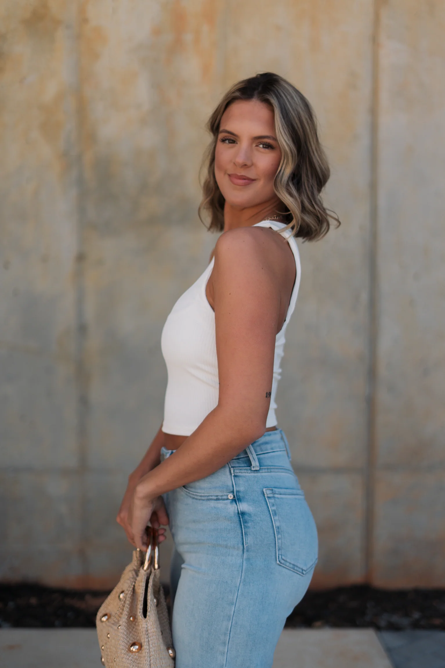 Julie Ribbed Sleeveless Tank - Image 4
