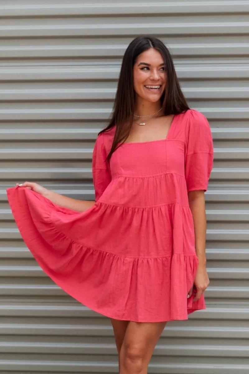 Bubble Gum Mini Dress