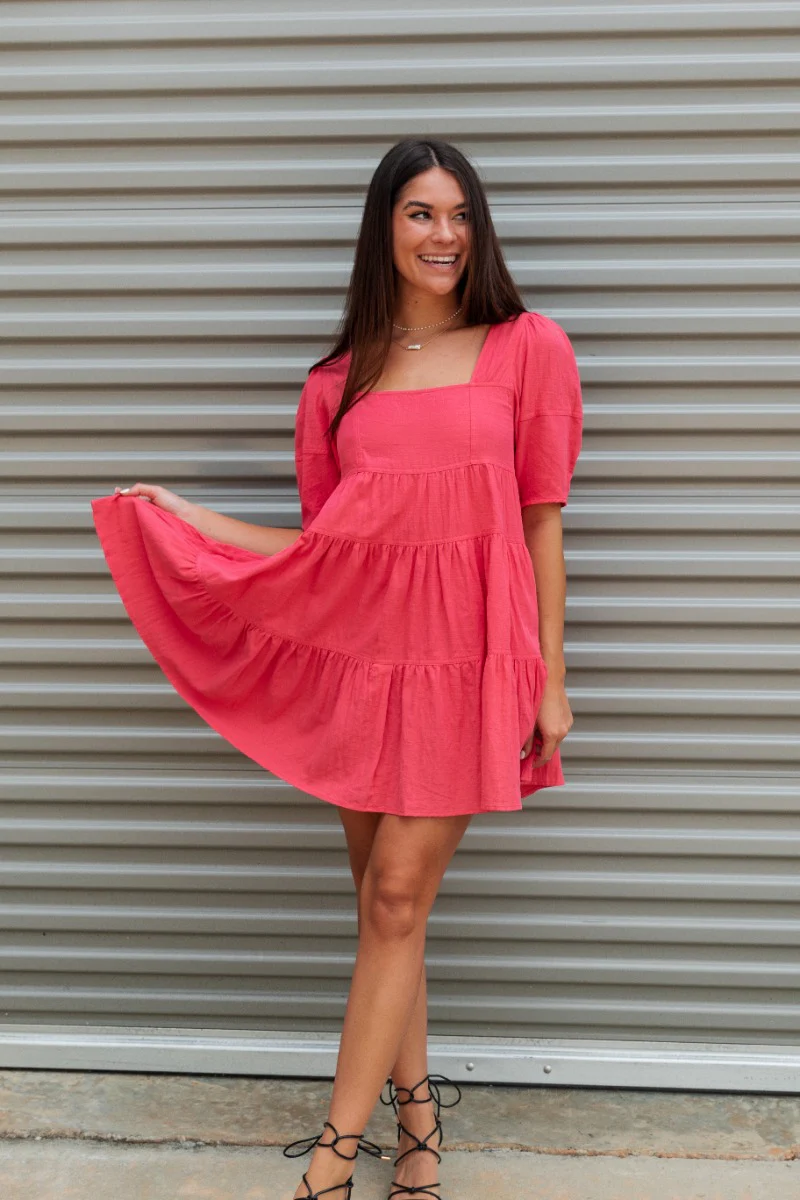 Bubble Gum Mini Dress - Image 2