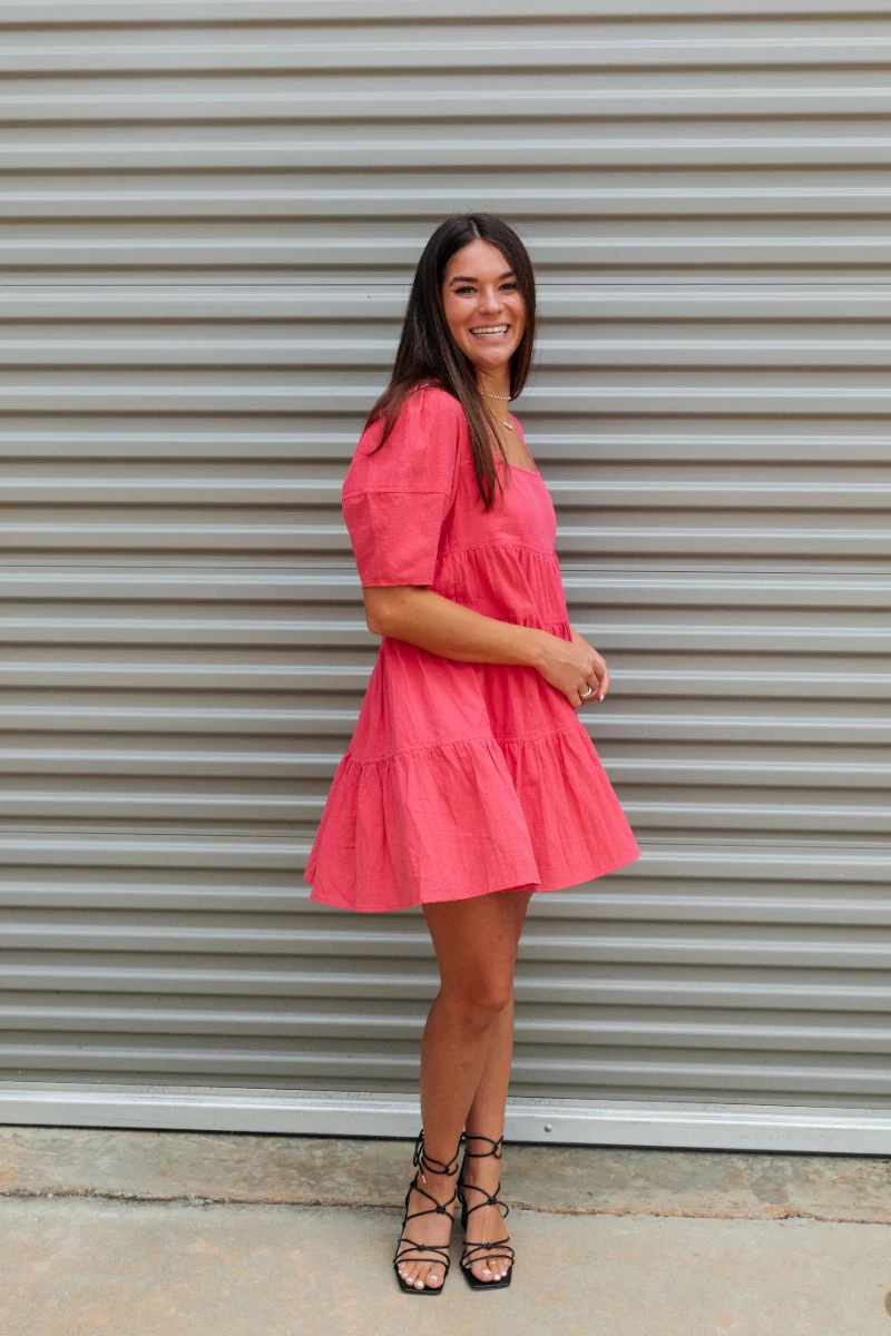 Bubble Gum Mini Dress - Image 3