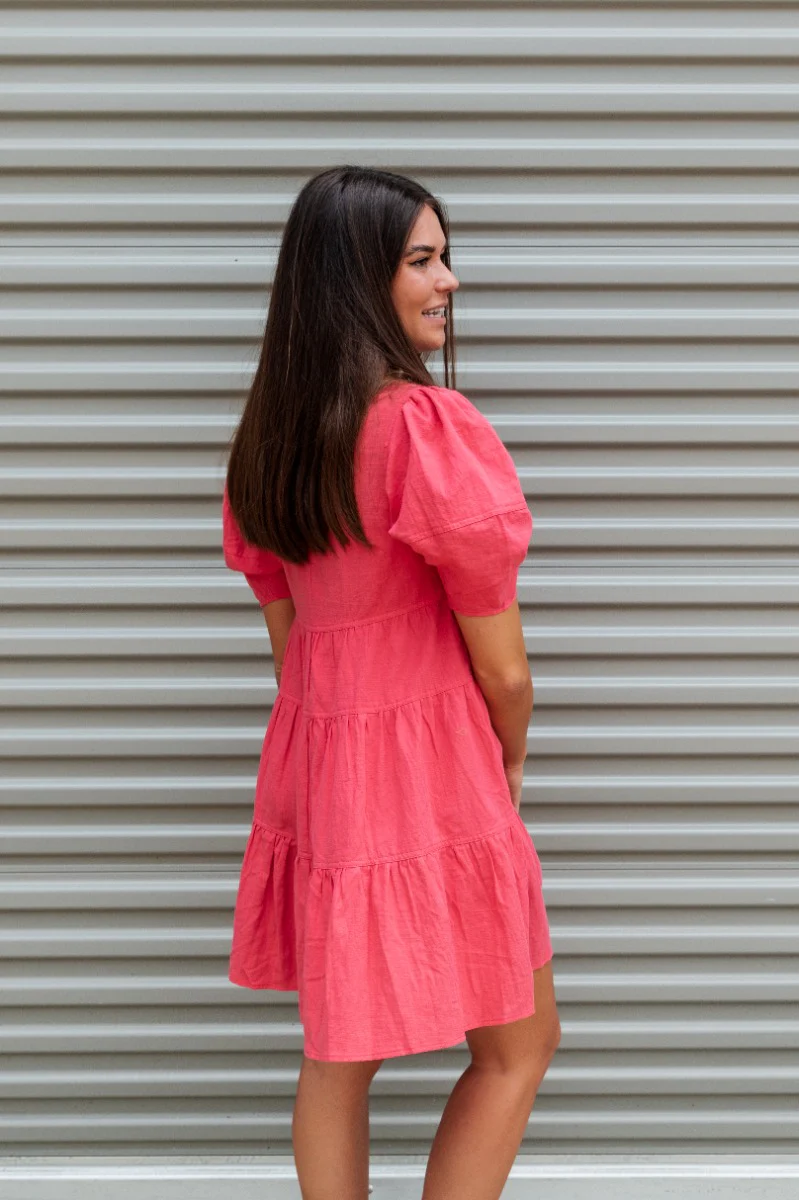 Bubble Gum Mini Dress - Image 6