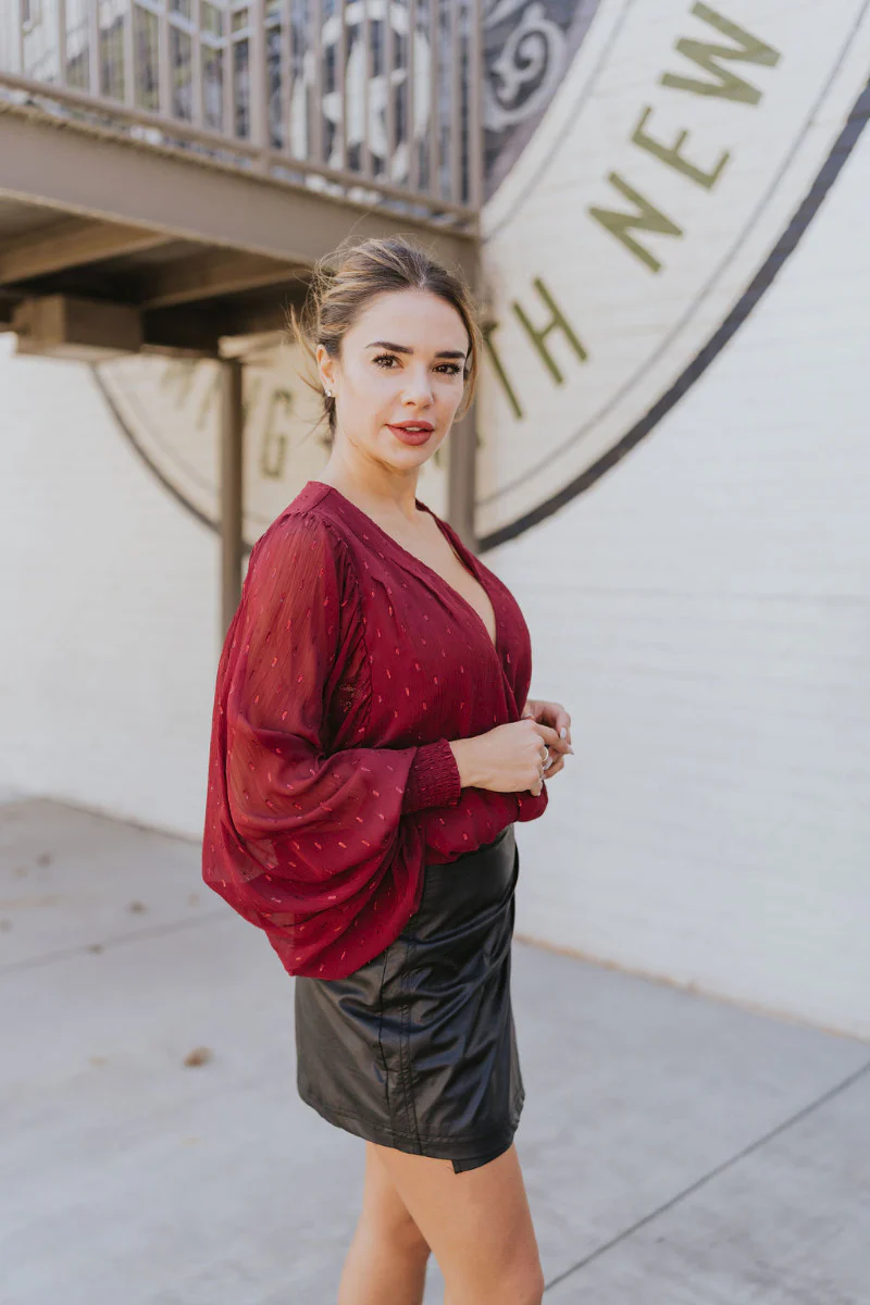 Burgundy Glaze Bodysuit - Image 3