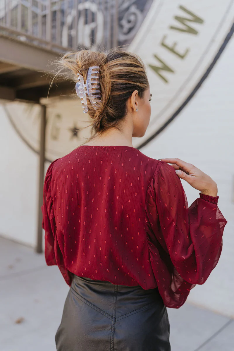 Burgundy Glaze Bodysuit - Image 6