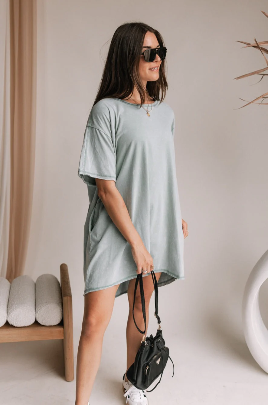 Caitlyn Short Sleeve T-Shirt Dress - Image 6