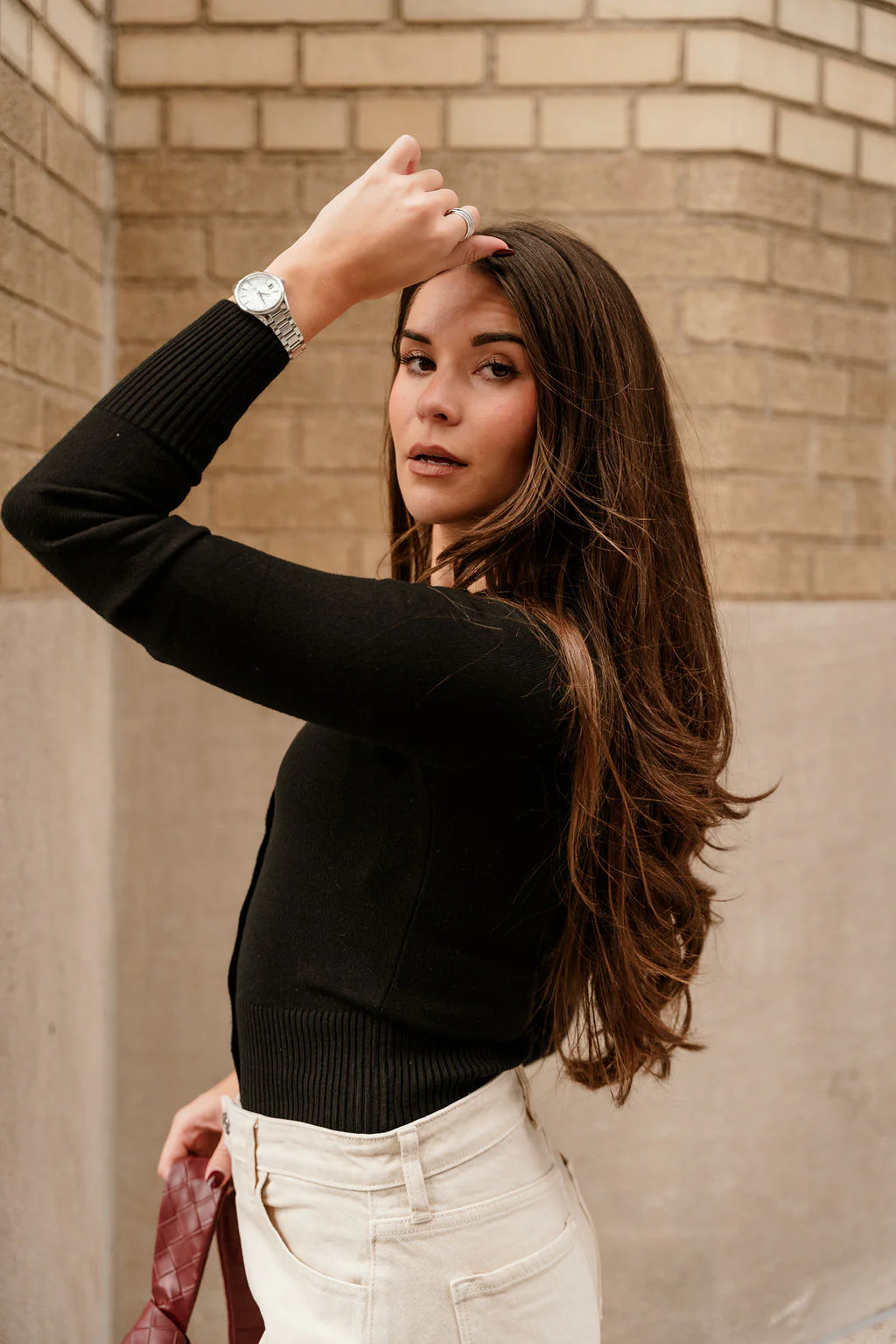 Calia Black Floral Embellished Cardigan - Image 7