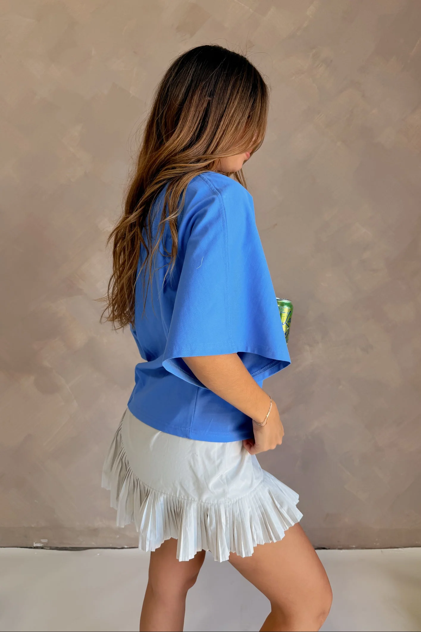 Callie Blue Short Sleeve Top - Image 2
